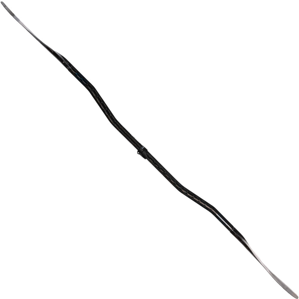 Aqua Bound Aerial Major Carbon Versa Lok Bent Shaft 2-Piece Kayak Paddle - Lightweight & Durable for Touring, Fishing & Whitewater Adventures