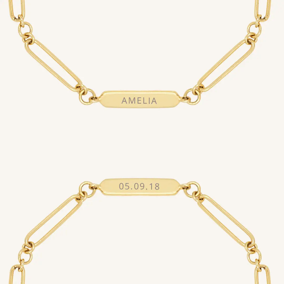 Stylish Etch Chain Bracelet for Women - Trendy Adjustable Jewelry Gift for Everyday Wear & Special Occasions