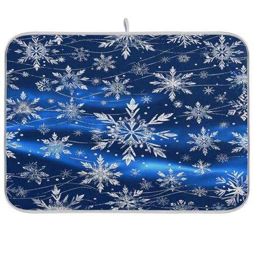 blue snowflakes