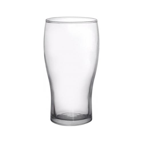 BarConic® 20 oz Imperial Pint Glass - Heavy Duty Beer Mug for Home Bars, Pubs & Restaurants - Perfect for Draft Beer, Lager, Ale & Cocktails - Dishwasher Safe Drinking Glass Set