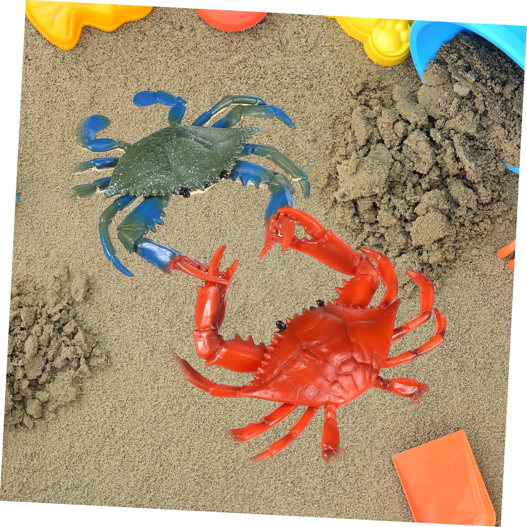 JOINPAYA 20 Pcs Kids Water Toys - Realistic Crab Sea Animal Figures for Pool, Beach & Bathtub Play - Durable PVC Ocean Creature Toys for Toddlers & Children (Perfect for Summer Fun, Birthday Gifts & Sensory Play)
