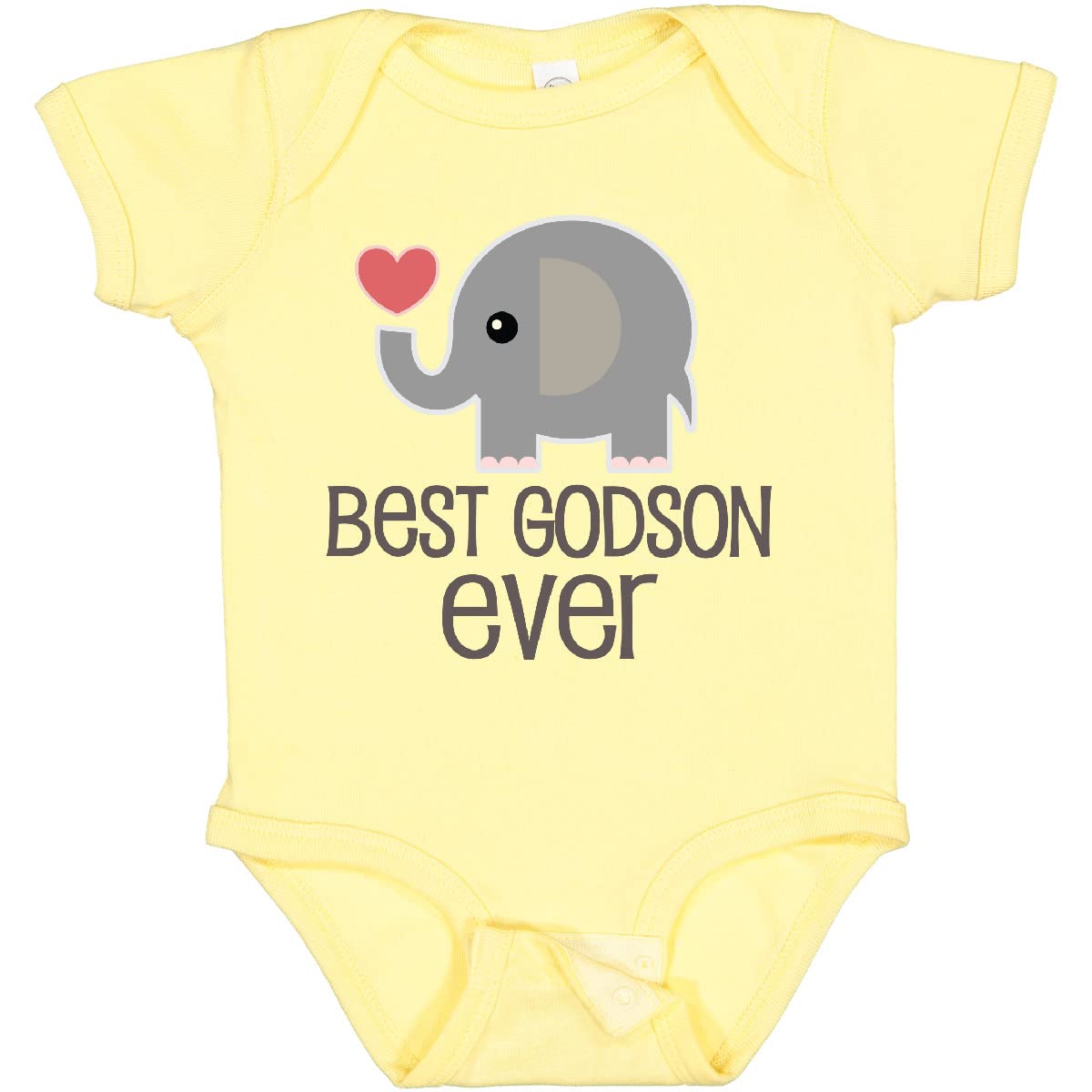 Inktastic Best Godson Baby Boy Bodysuit - Soft Cotton Onesie for Newborns & Infants - Perfect Gift for Godson, Baptism & Baby Showers