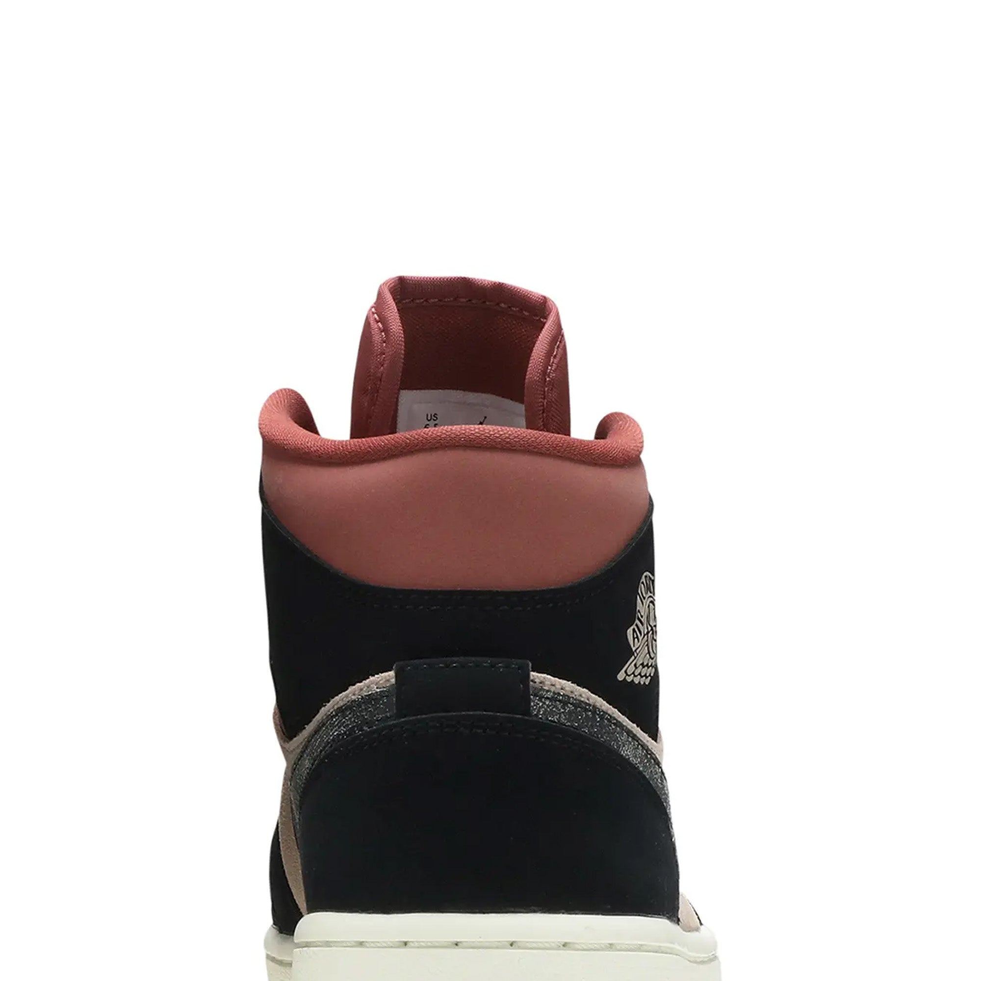 Air Jordan 1 Mid W 'Burgundy Dusty Pink' Women's Basketball Shoes - Stylish Sneakers for Casual Wear, Gym & Street Fashion