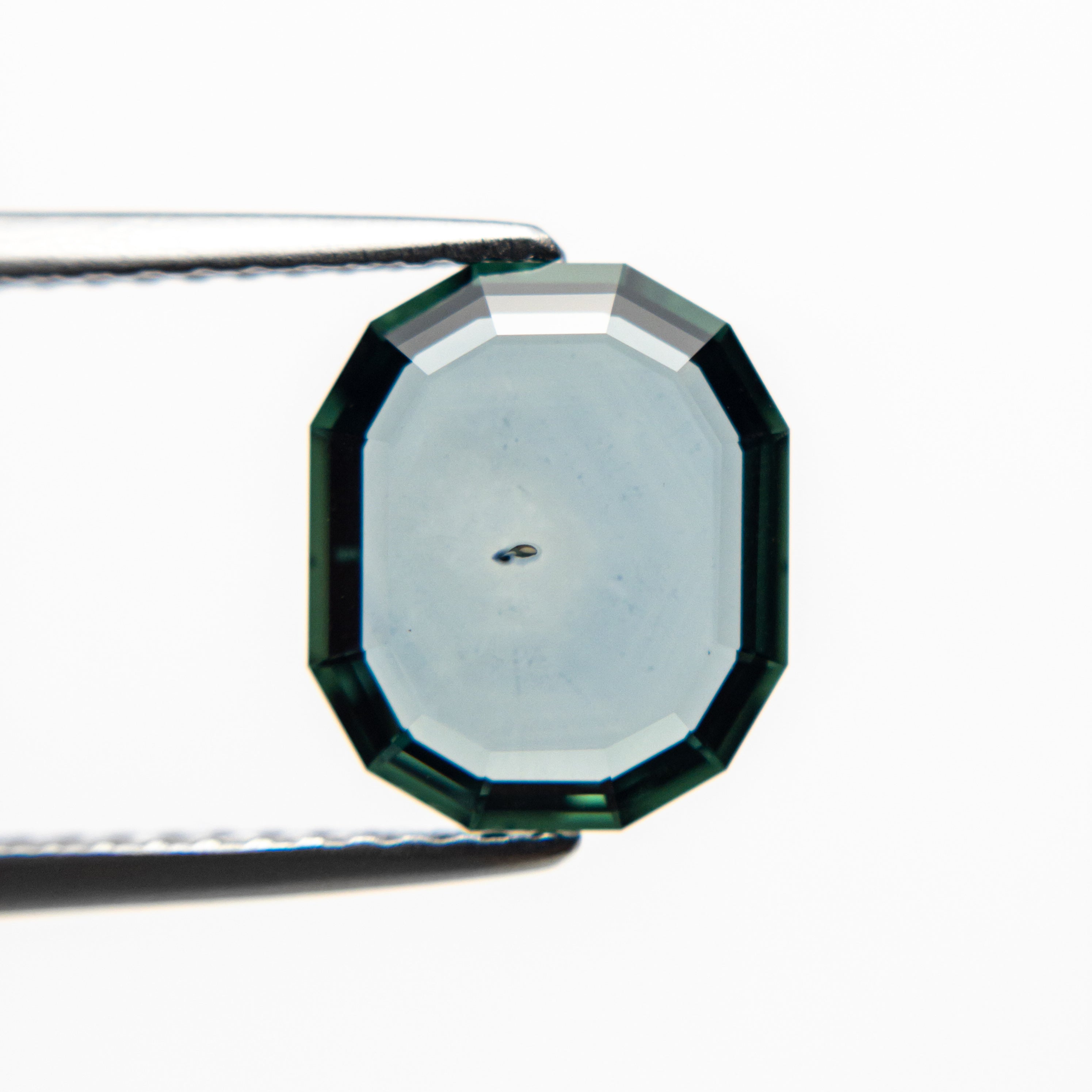 1.94ct Natural Blue Sapphire Gemstone - 9.44x7.99x1.97mm Geometric Portrait Cut for Jewelry Making, Engagement Rings & Unique Gifts