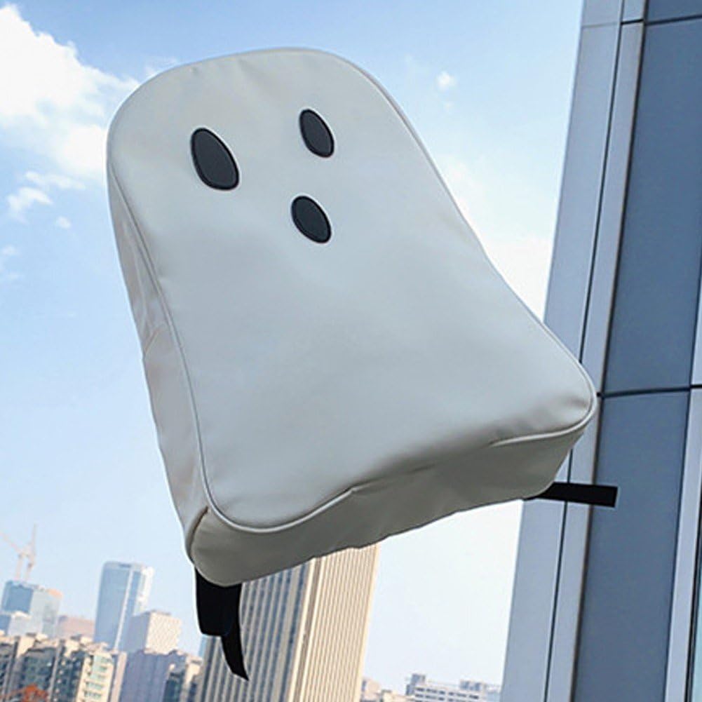 Halloween Ghost Backpack for Girls & Women - Cute Mini Shoulder Bag for Teens, Daypack for Travel, Party, Beach & School | Perfect Costume Accessory & Everyday Use