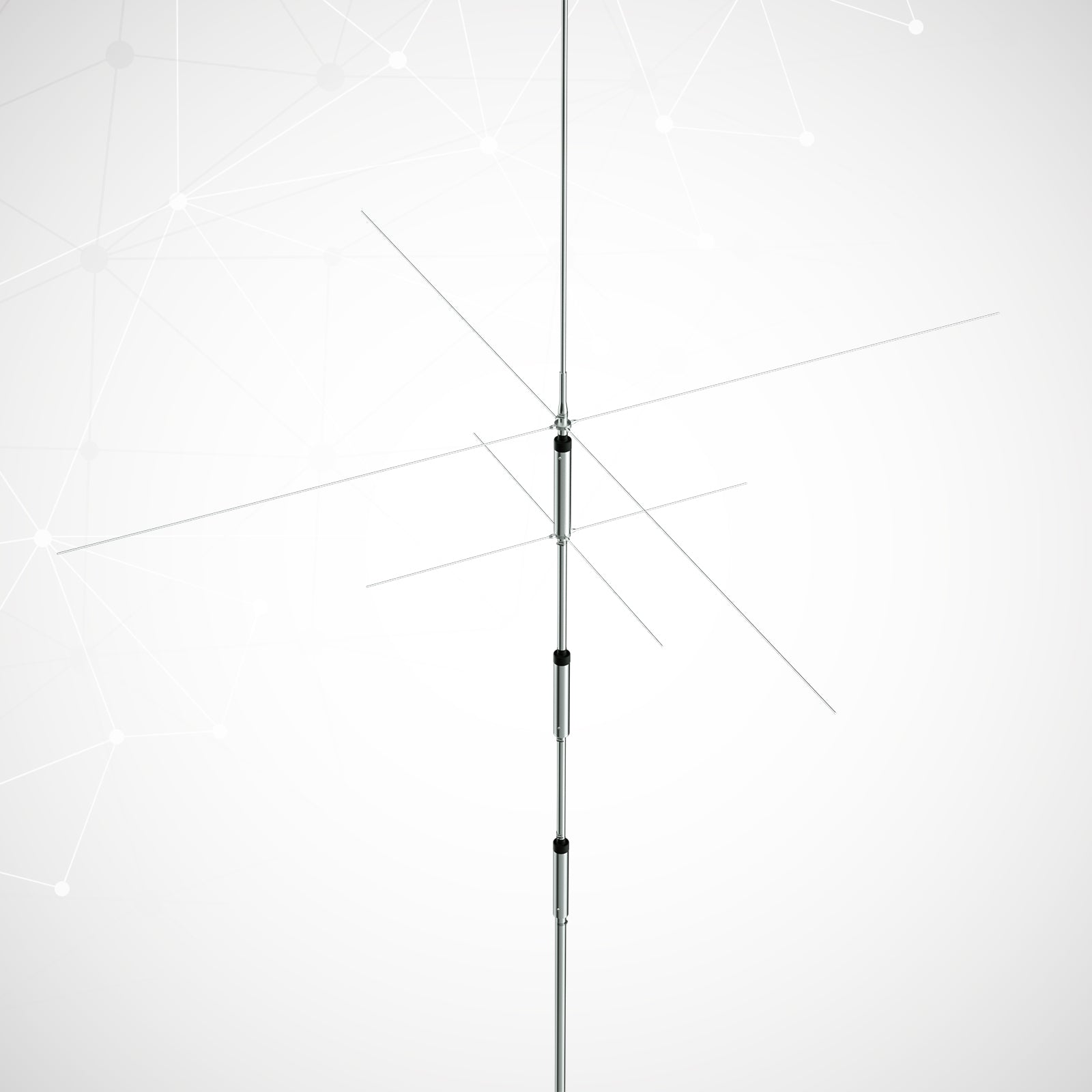Xiegu VG4 4 Band HF Vertical Base Station Antenna for 40m/20m/15m/10m Bands | Compatible with HF Transceivers | Ideal for Amateur Radio, DXing, and Field Operations