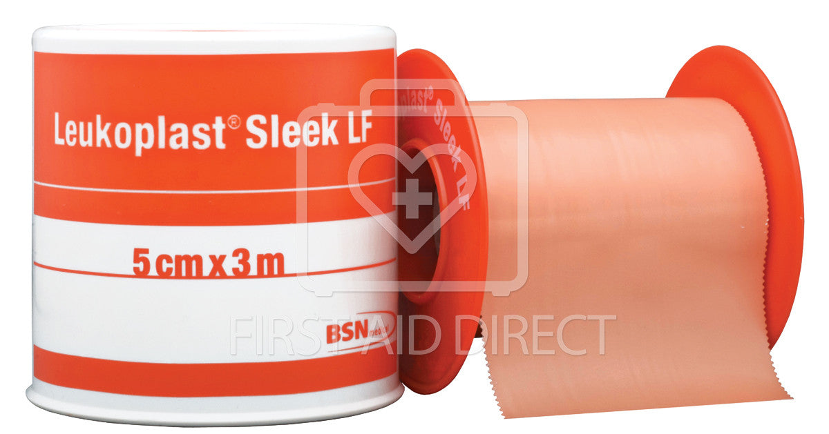 Leukoplast Plastic Waterproof Tape 5.1 cm x 3 m (2 in x 10 ft) - Strong Adhesive First Aid Bandage for Wound Care, Sports Injuries & Outdoor Activities