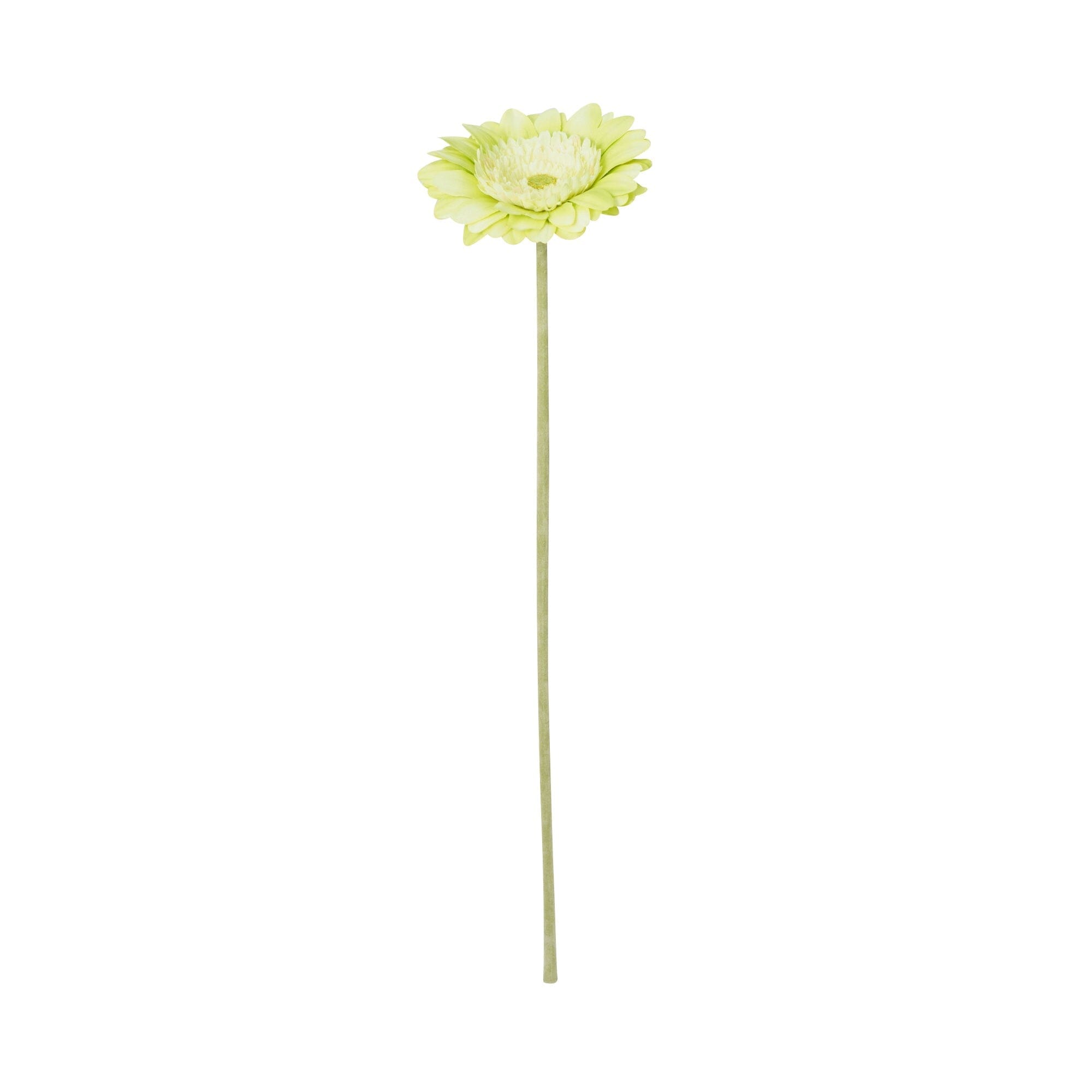 Large Light Green Gerbera Artificial Flowers for Home Decor, Wedding Bouquets, and Party Centerpieces