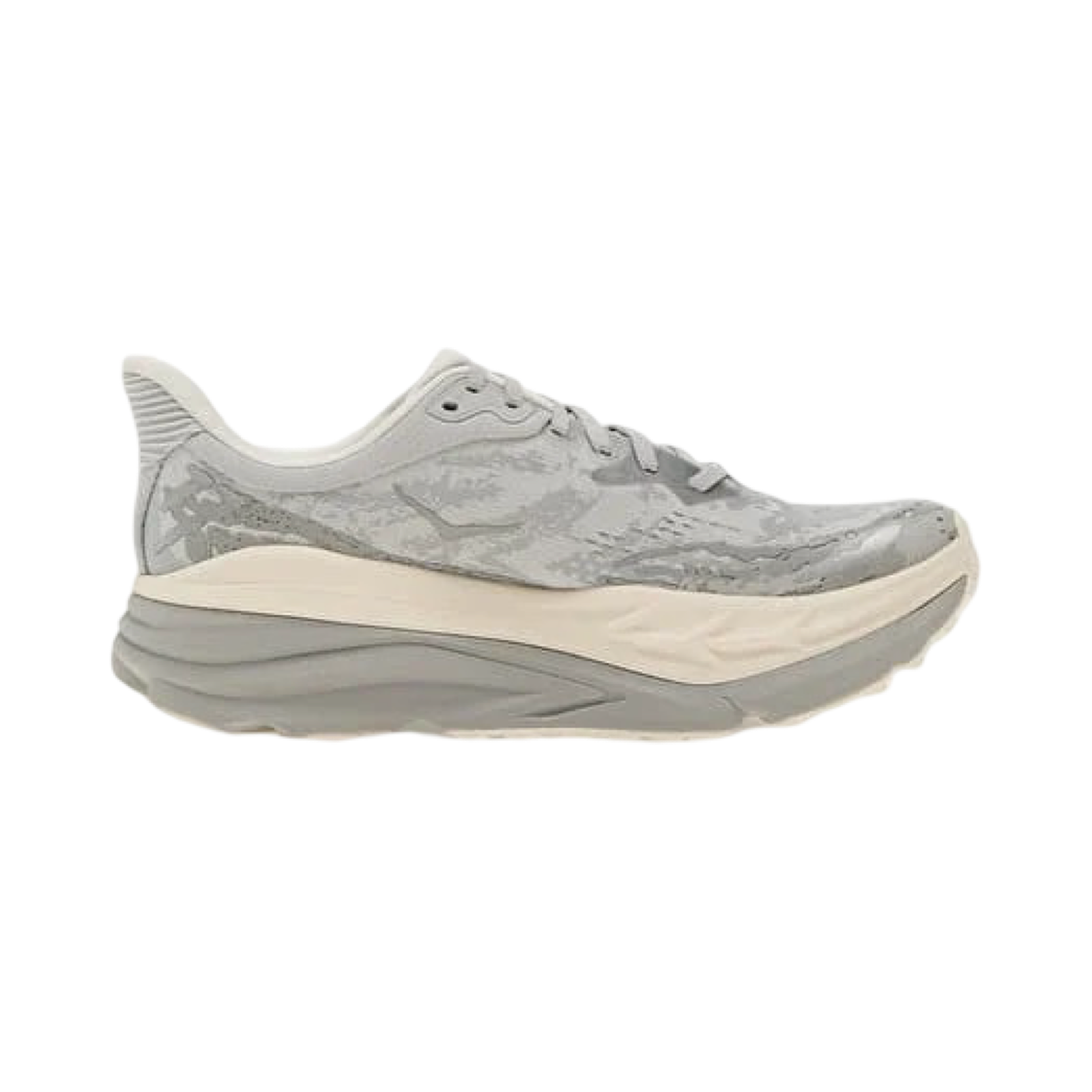 Hoka Stinson 7 Running Shoes for Men - Stardust Alabaster Grey | Lightweight Trail Running & Hiking Shoes for Outdoor Adventures