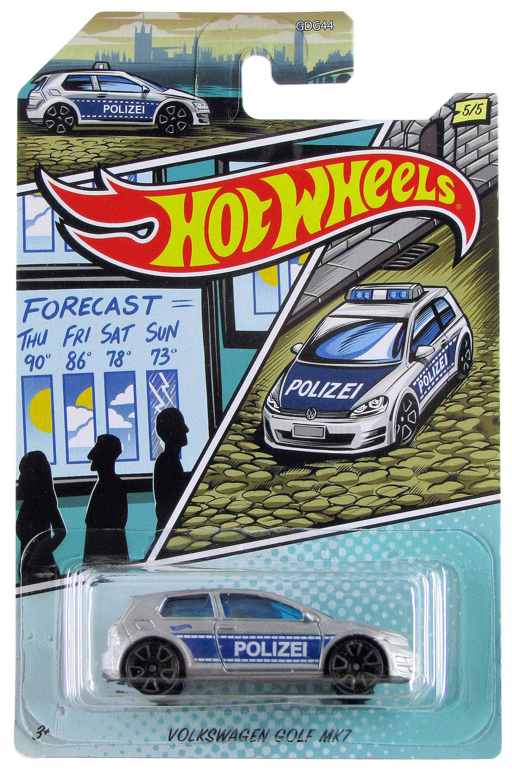 Hot Wheels Volkswagen Golf MK7 1:64 Scale Die-Cast Model Car - Collector's Edition & Kids Toy for Ages 3+ | Perfect for Display, Playtime & Racing Tracks