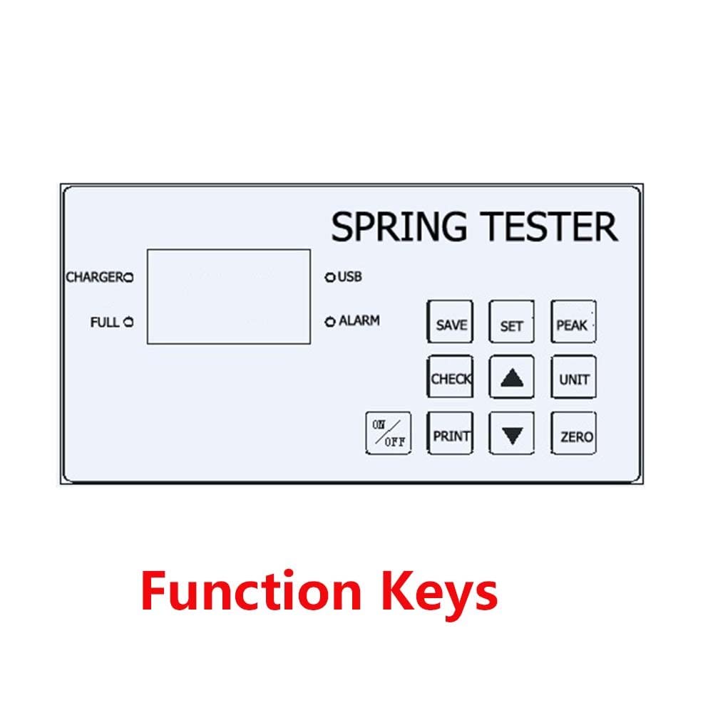 Spring Tester Meter - Digital Spring Extension & Compression Testing Machine with 10N Max Load | Perfect for Quality Control in Manufacturing, Engineering Labs & Industrial Applications