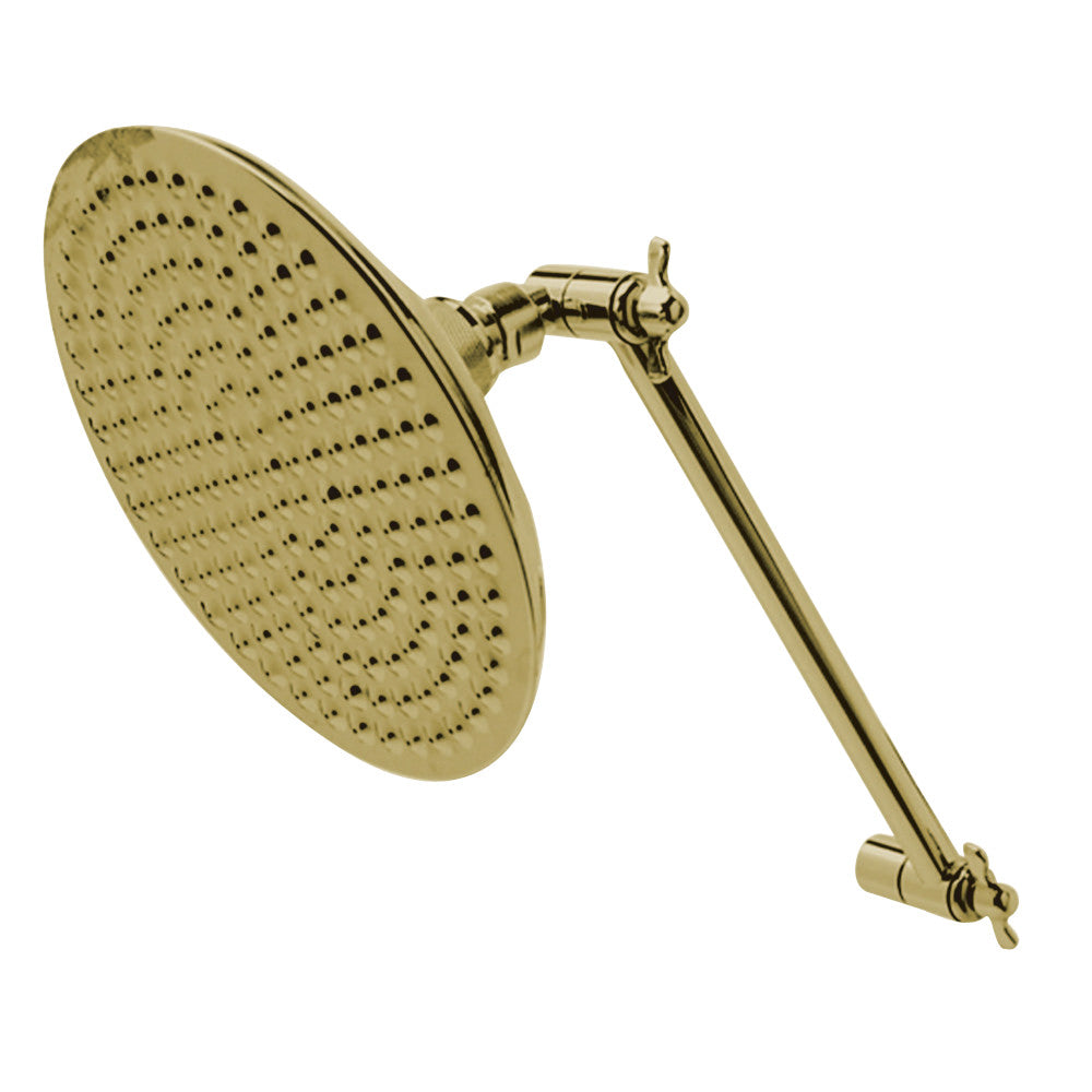 Kingston Brass K136K8 Victorian Style Adjustable Shower Head with Extendable Arm - Perfect for Bathroom Renovation & Spa-Like Shower Experience