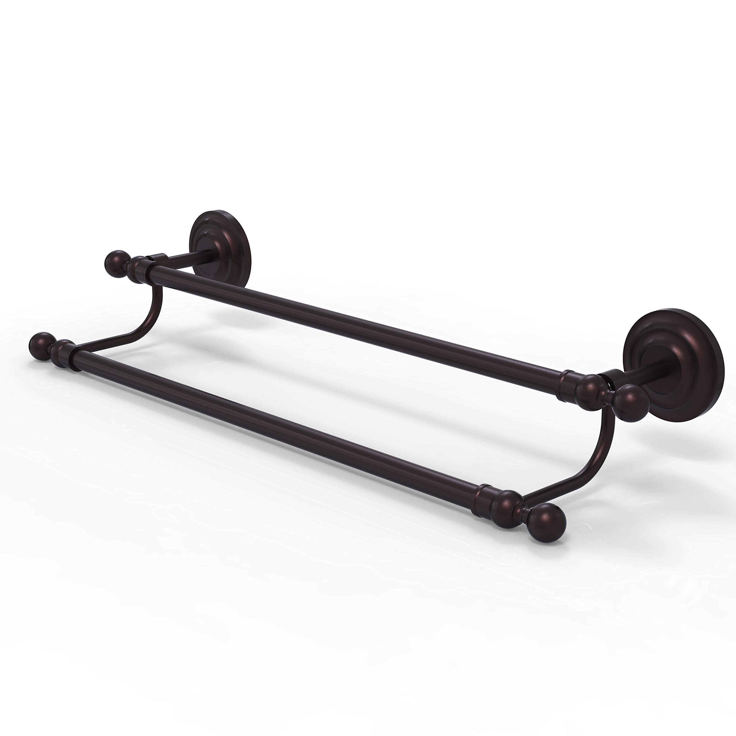 Stainless Steel Double Towel Bar - 24 Inch Bathroom Towel Rack with Rustproof Finish - Perfect for Bathroom, Kitchen, and Laundry Room Organization