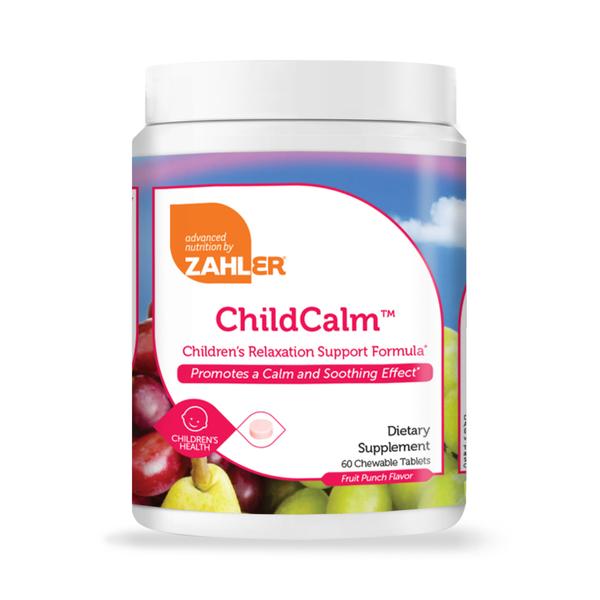 ChildCalm 60 Chewable Tablets - Natural Stress Relief & Calming Supplement for Kids - Supports Relaxation & Better Sleep - Perfect for School, Travel & Bedtime