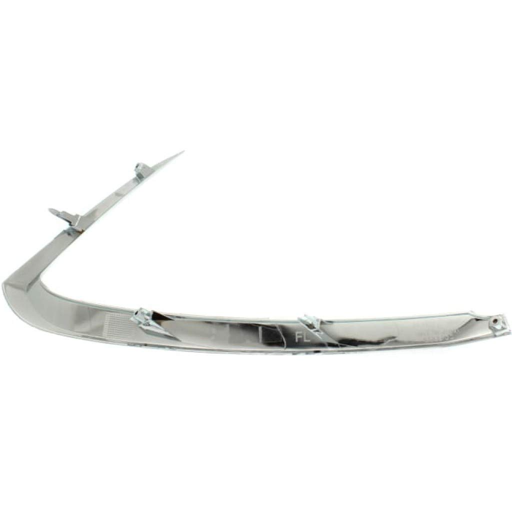 Mazda CX-9 Bumper Trim 2016-2020 Driver Side Front Chrome Molding MA1046103 TK5050130A | Replacement Car Accessory for Enhanced Vehicle Appearance & Protection