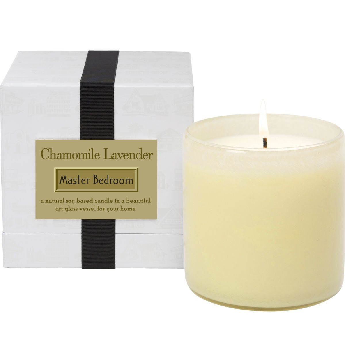 Premium Chamomile Lavender Scented Candle for Master Bedroom | Relaxing Aromatherapy Candle for Stress Relief & Better Sleep | Perfect for Romantic Nights & Spa Baths