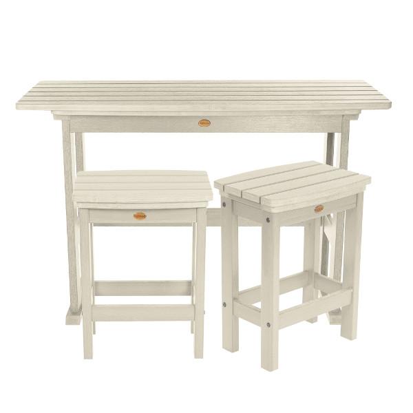 Lehigh 3-Piece Counter Height Balcony Set - Outdoor Patio Furniture for Small Spaces, Bistro Dining, and Apartment Living