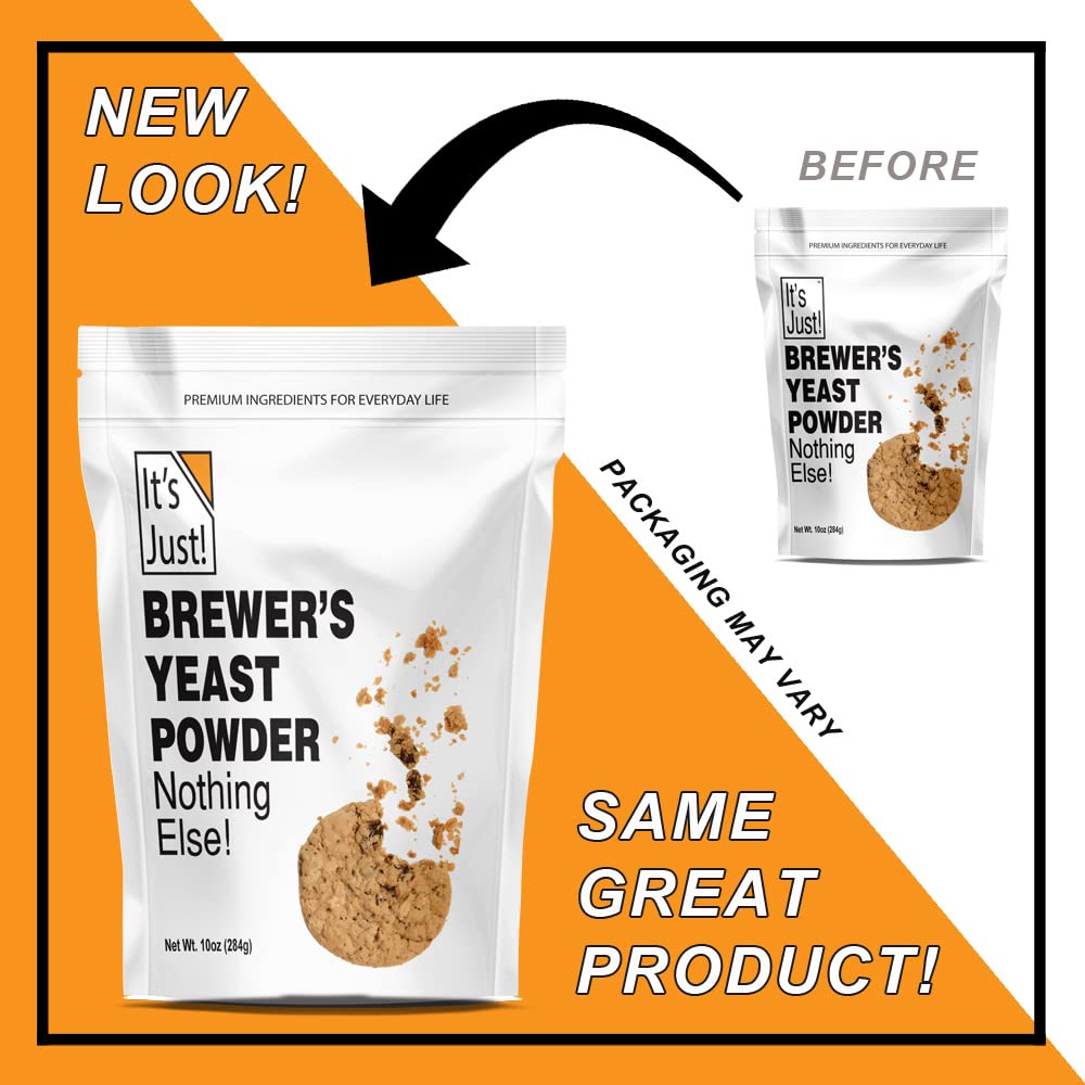 Organic Brewer's Yeast Powder for Lactation Support - 10oz | Keto Baking, Sourdough Bread & Lactation Cookies | Boosts Mother's Milk Supply | Perfect for Nursing Moms & Healthy Recipes