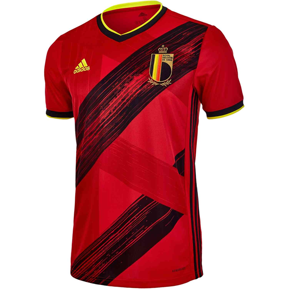 Adidas Belgium Home Jersey 2020/21 - Authentic Football Soccer Shirt for Men - Official National Team Kit - Perfect for Matches, Training & Fan Support