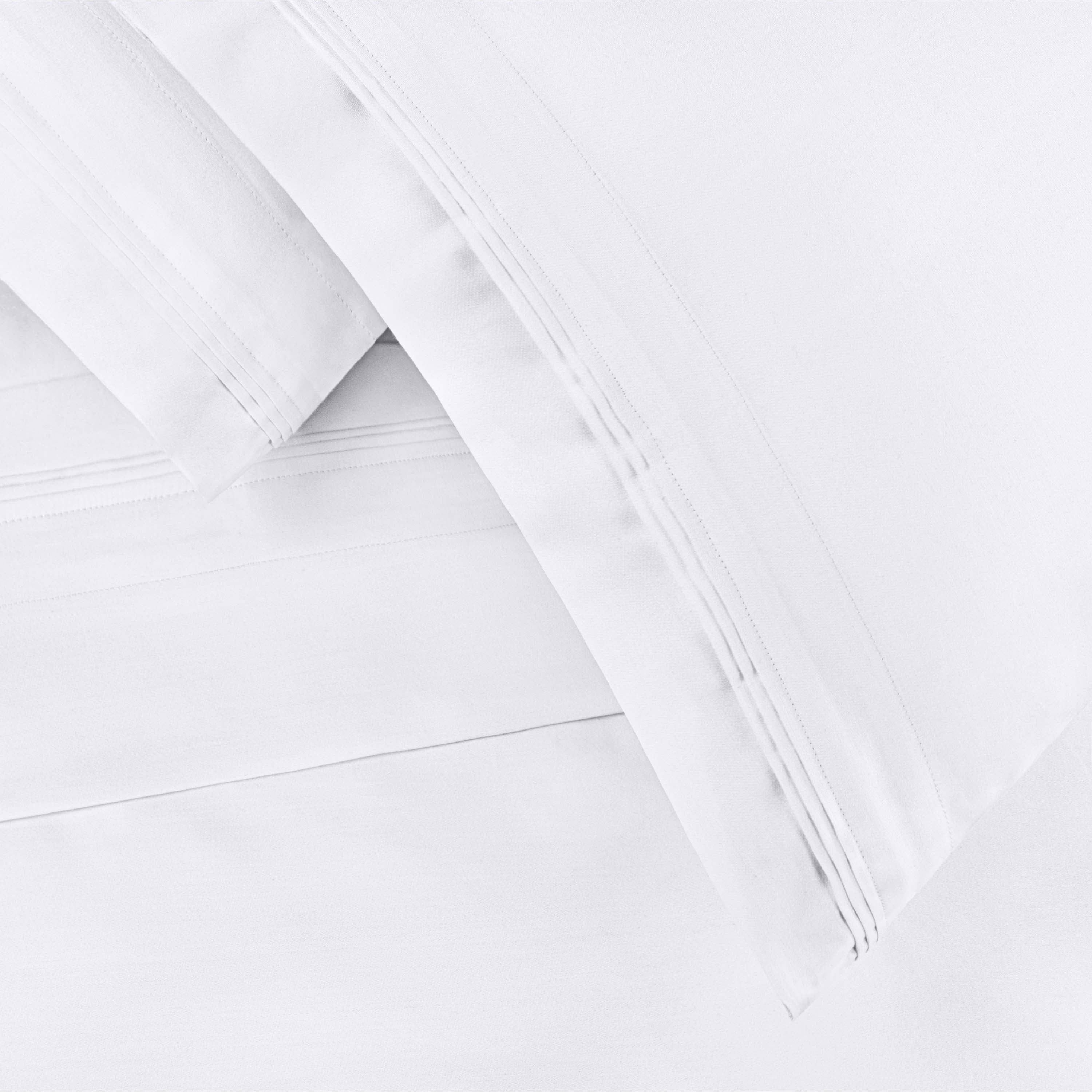 Premium 650 Thread Count Egyptian Cotton Sheet Set - Eco-Friendly, Breathable & Hypoallergenic - Perfect for Luxury Bedding & Hot Sleepers