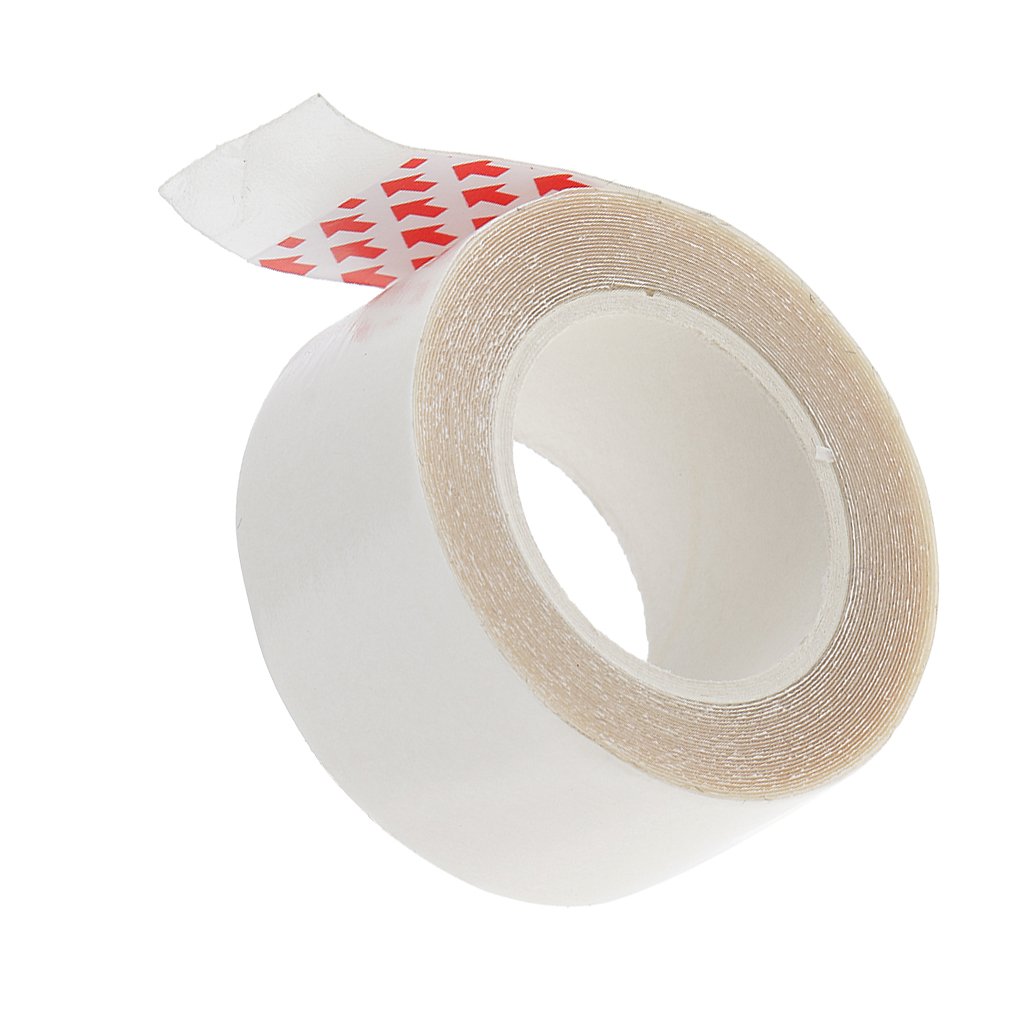 Fenteer Waterproof Double Sided Hair Tape Roll - Strong Hold for Toupees, Hairpieces & Clothing - Perfect for Wig Attachment, Costume Securing & Fashion Styling