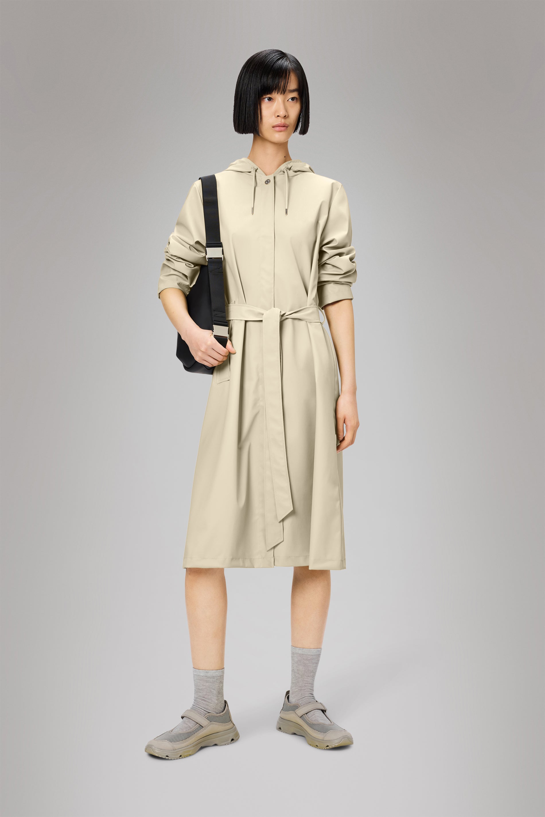 Elegant A-Line Long Women's Jacket - Stylish Outerwear for Fall & Winter | Perfect for Office, Dating & Casual Wear