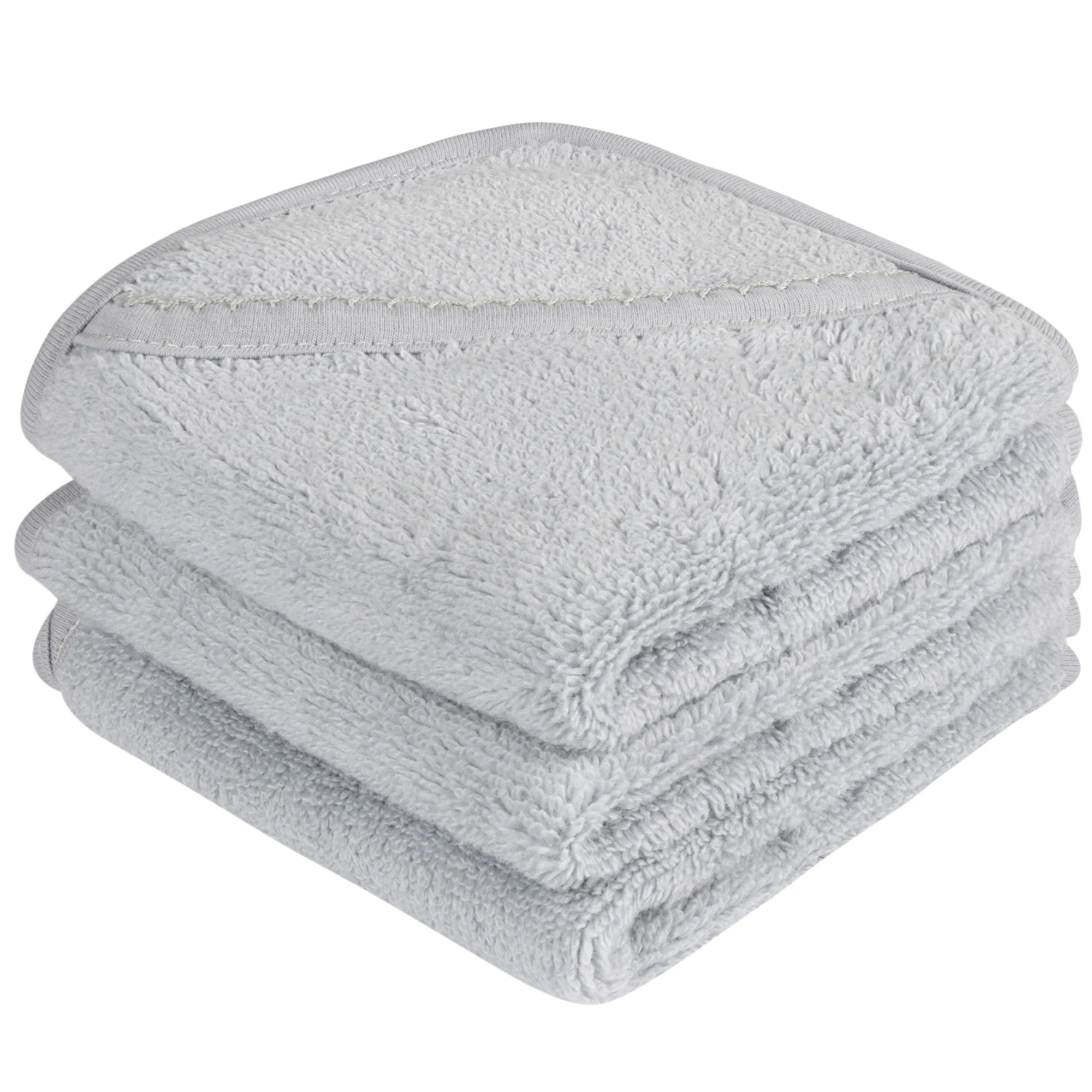 Elys & Co Scalloped Hooded Baby Towel with Pocket Washcloth - Soft Absorbent Bath Towel for Newborns, Infants & Toddlers - Perfect for Bath Time, Swimming & Beach Outings