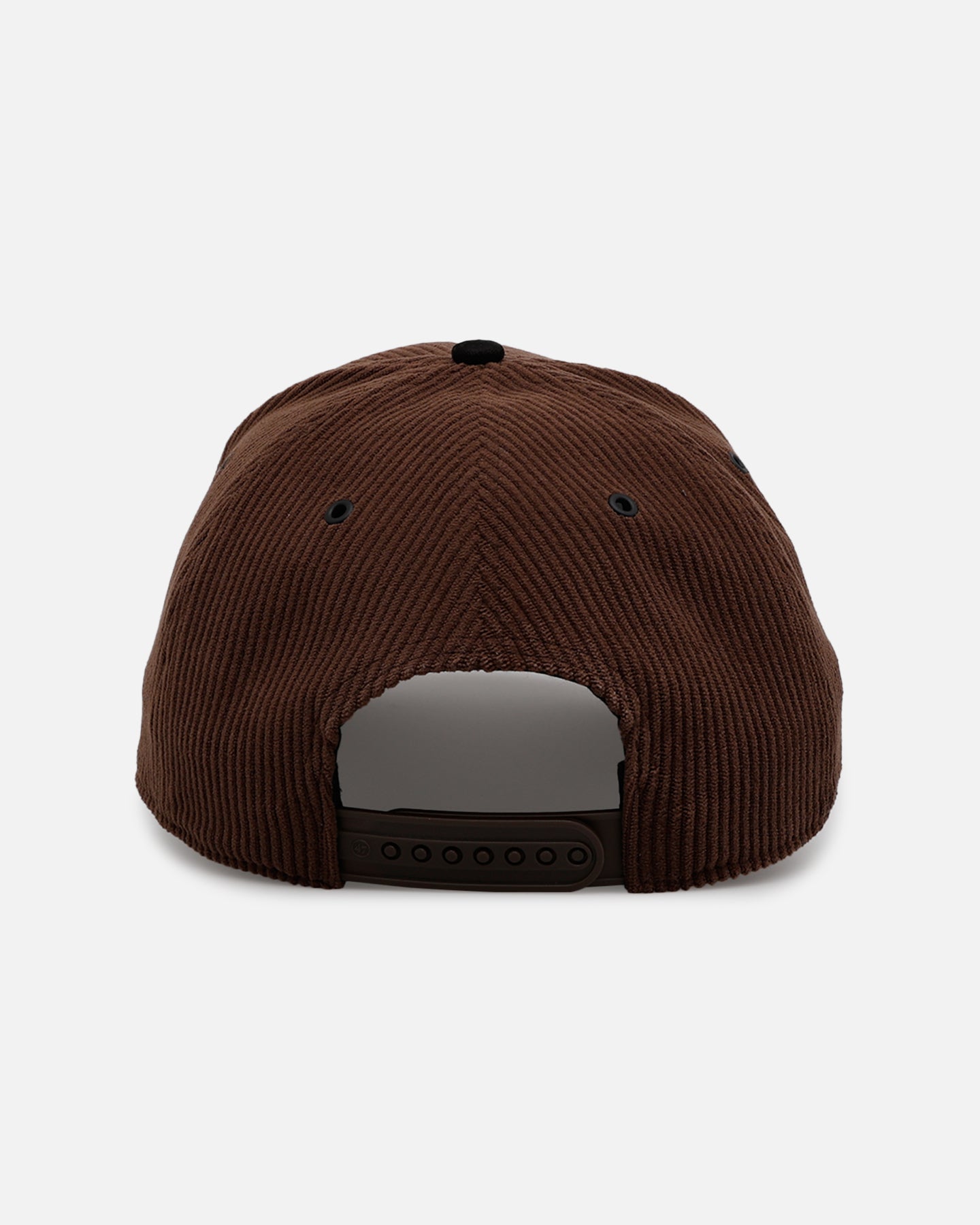 47 Brand Atlanta Braves 'Barren' Snapback Hat - Adjustable Corduroy Baseball Cap in Brown/Black for Men & Women - Perfect for Sports Games, Casual Outfits and Braves Fan Collections