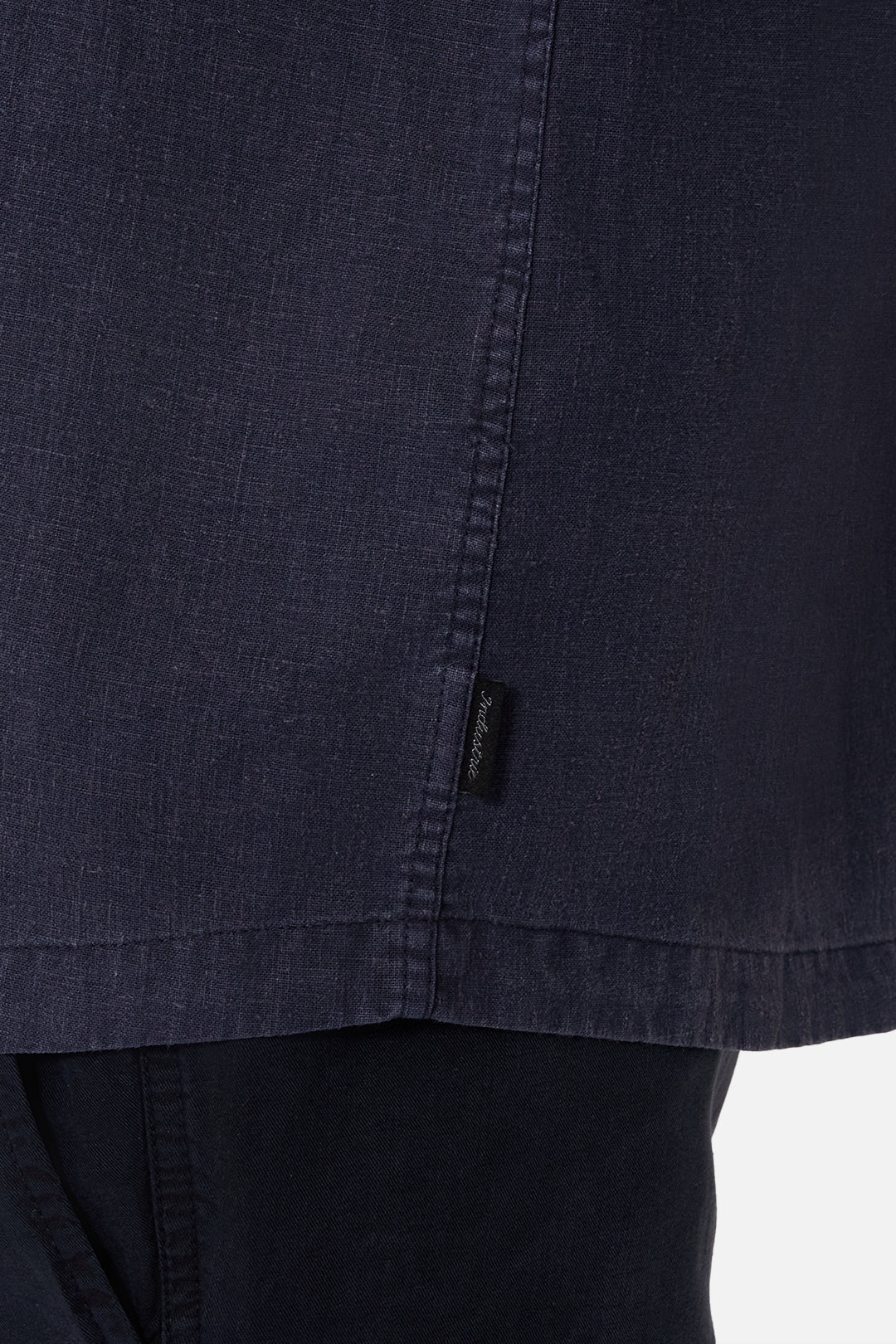 Madre Linen Shirt for Men - Breathable Navy Blue Casual Button Down Shirt - Perfect for Summer, Beach, and Office Wear