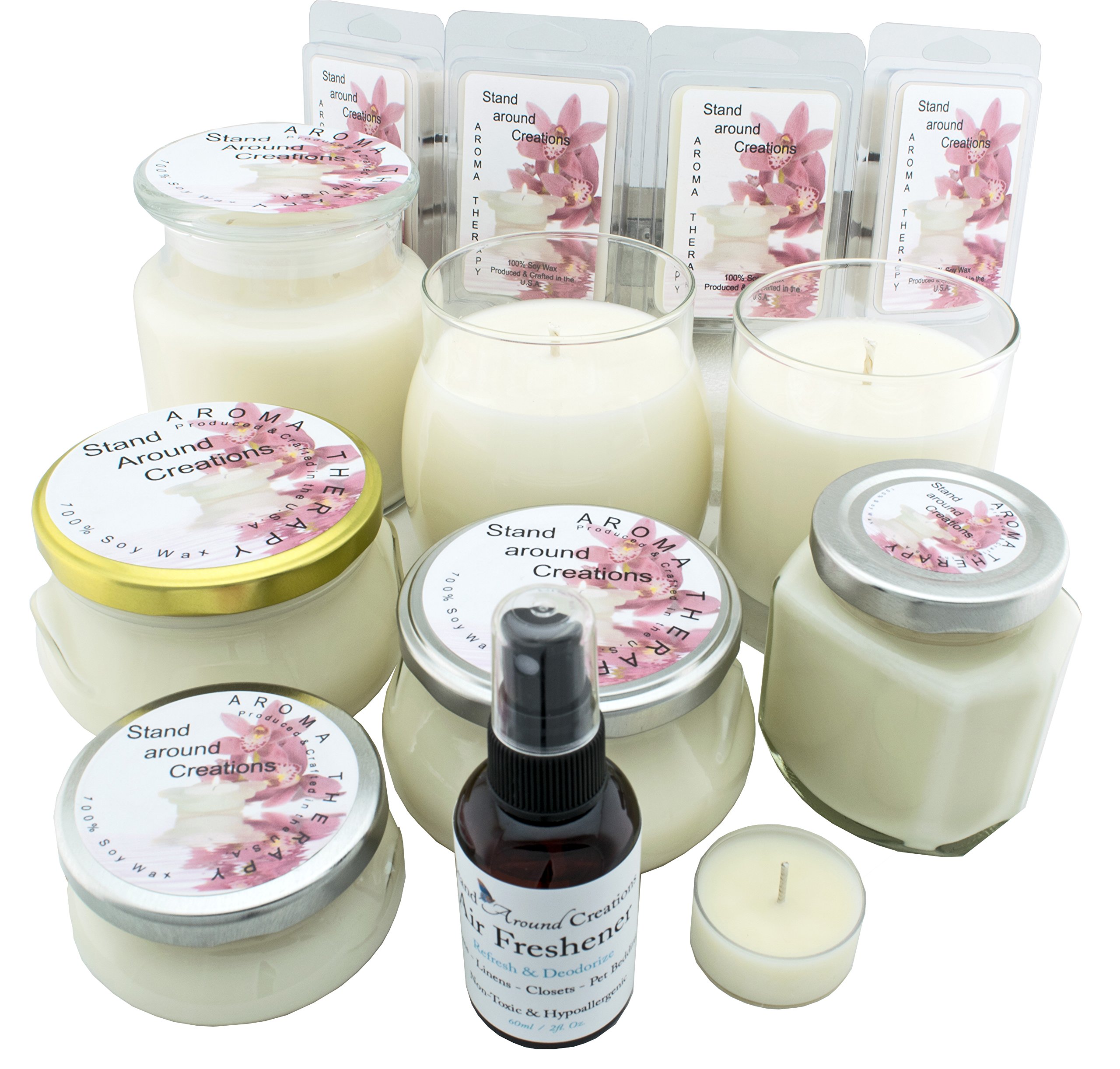 Premium Soy Wax Candle - Oatmeal Milk & Honey Scent for Relaxation & Home Decor