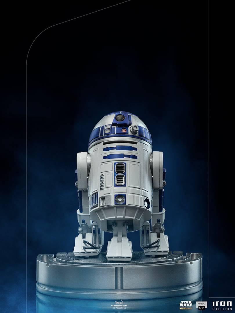 Iron Studios The Mandalorian R2-D2 BDS Art Scale 1/10 Statue - Premium Collectible for Star Wars Fans & Home Display