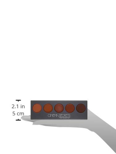 CINEMA SECRETS Pro Cosmetics Ultimate Foundation 5-In-1 Pro Palette - Professional Makeup Kit for Flawless Coverage, Contouring & Highlighting - Perfect for Bridal, Photo Shoots & HD Camera Makeup