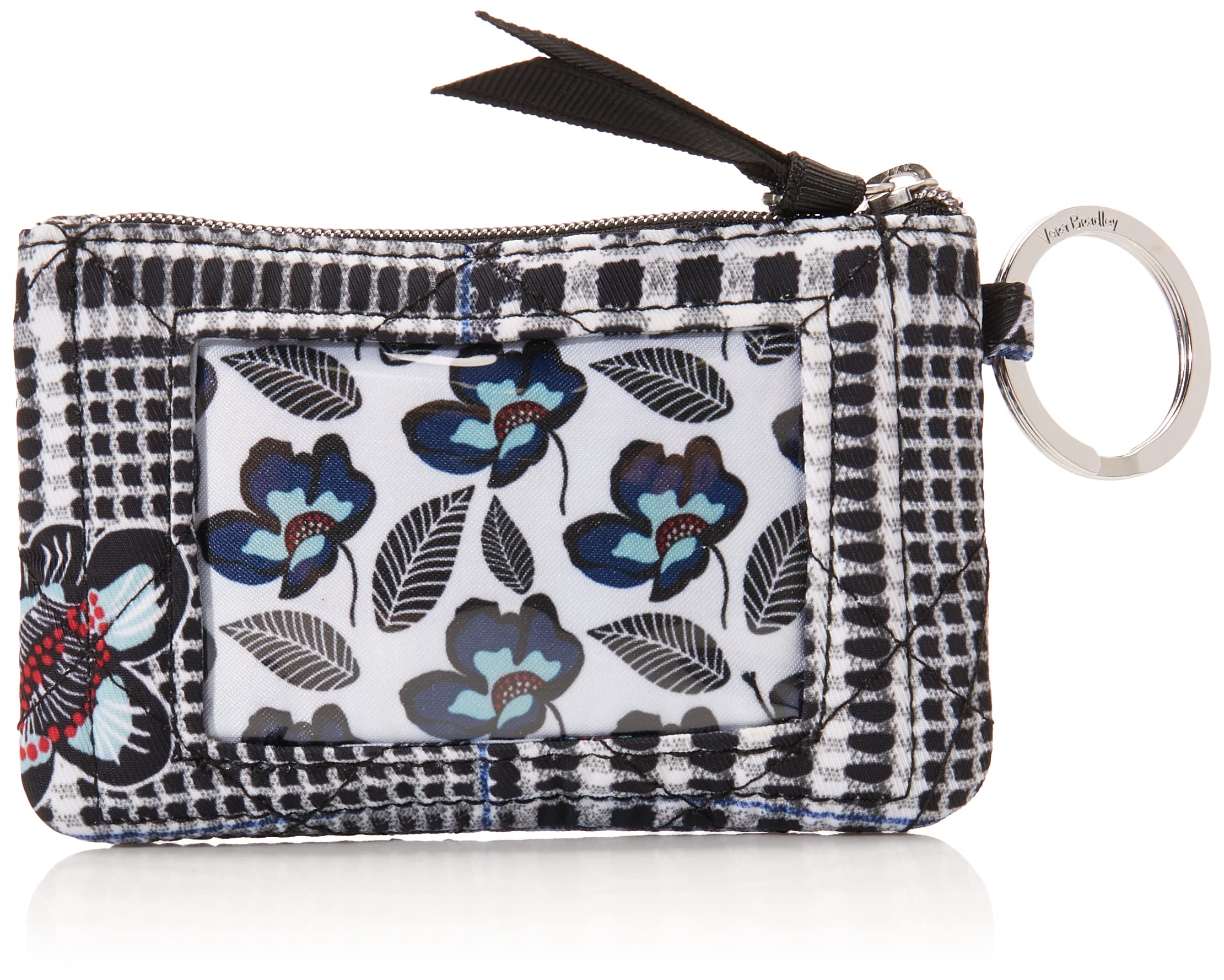 Vera Bradley Performance Twill Zip ID Case Wallet - Stylish RFID Blocking Card Holder for Women - Perfect for Travel, Work & Everyday Use