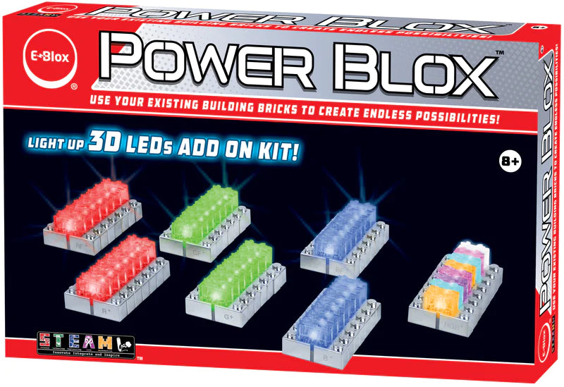 Power Blox™ LED Add-On Set - Brighten Your Space with Customizable Lighting for Home, Office, and Gaming Setup