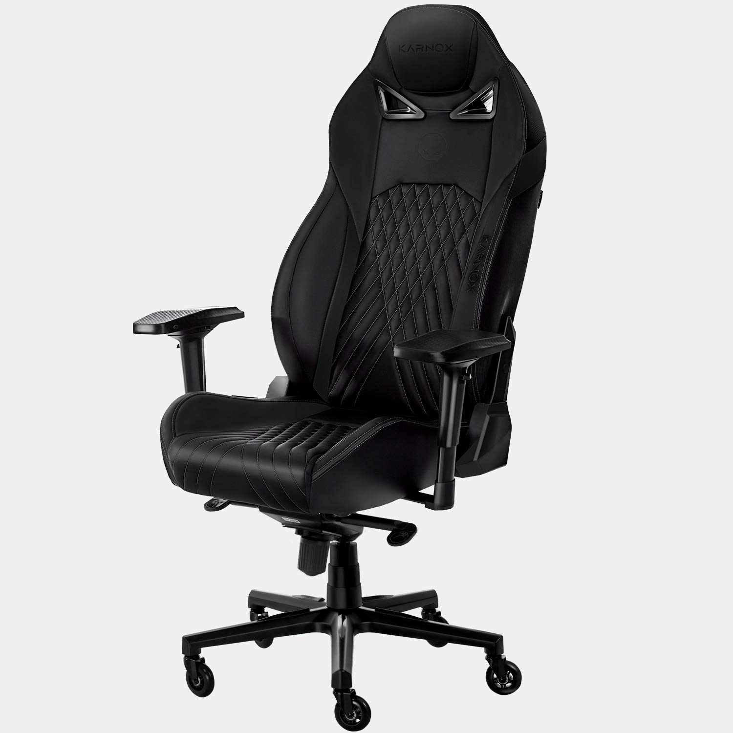 KARNOX Gladiator Gaming Chair - Ergonomic Office Chair with Headrest & Lumbar Support, Swivel Reclining PU Leather Computer Desk Chair for Big and Tall Adults - Perfect for Gaming, Working & Home Office Use