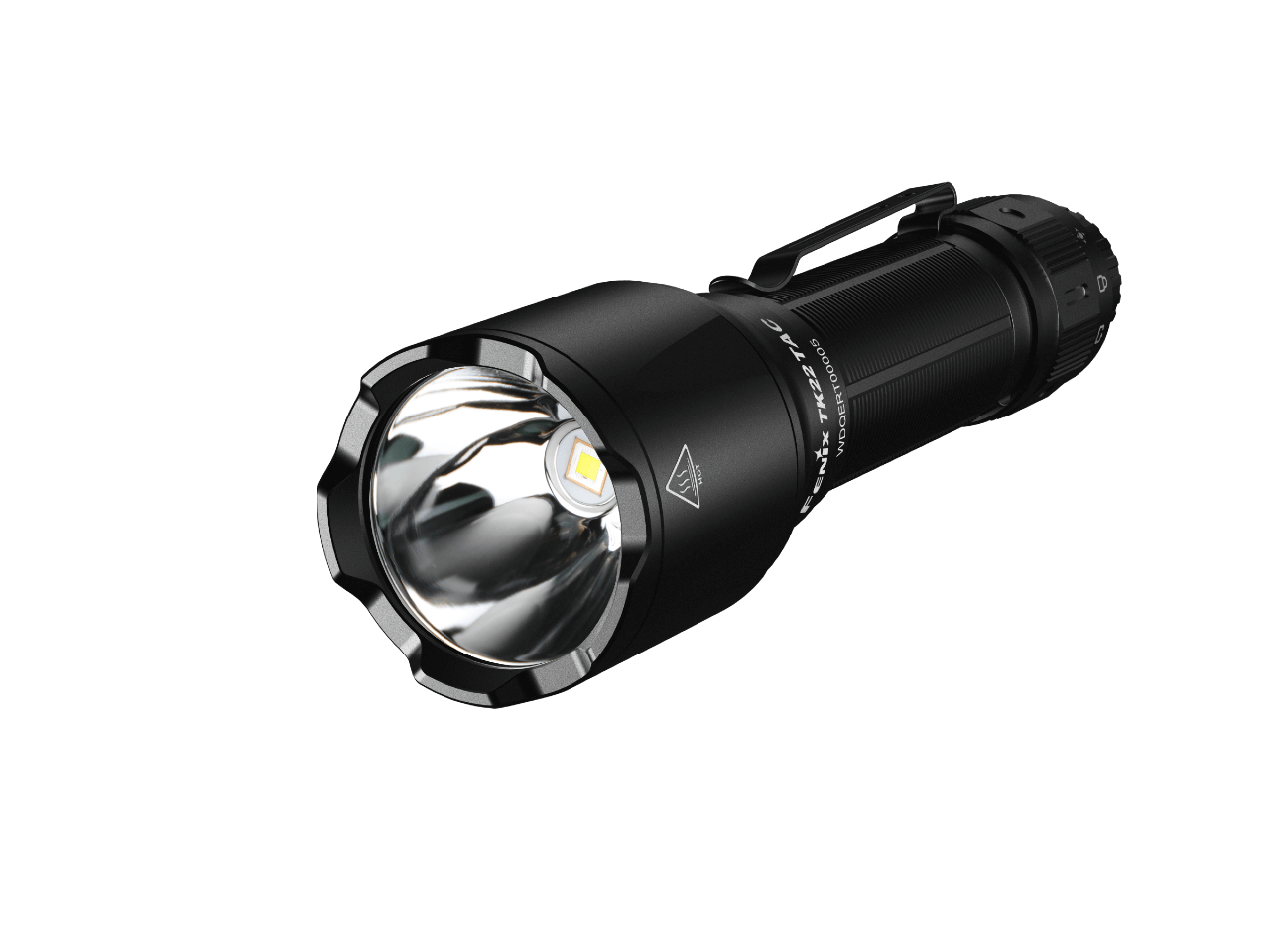 Fenix TK22 TAC Tactical Flashlight 1000 Lumens Rechargeable LED Flashlight with Strobe Mode - Perfect for Camping, Hiking, Hunting & Emergency Use