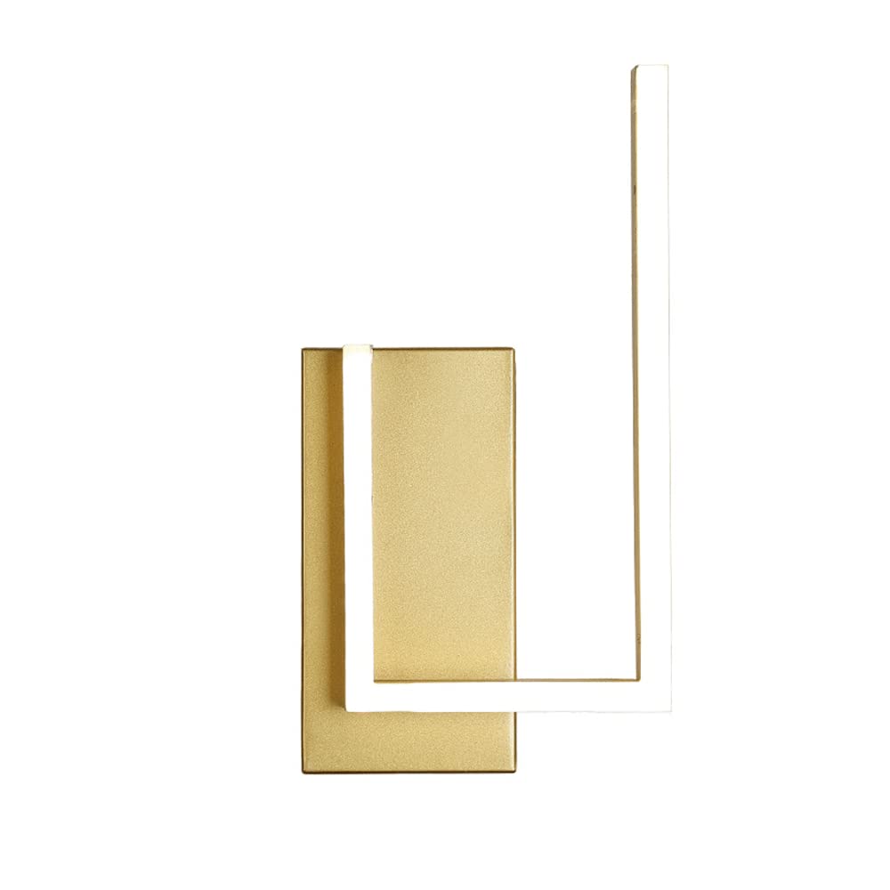 Joonolu Modern LED Wall Sconce - Dimmable Tri-Color Bedside Lamp for Bedroom, Minimalist Living Room Wall Light, Porch & Aisle Lighting - Perfect for Reading, Ambiance & Home Decor