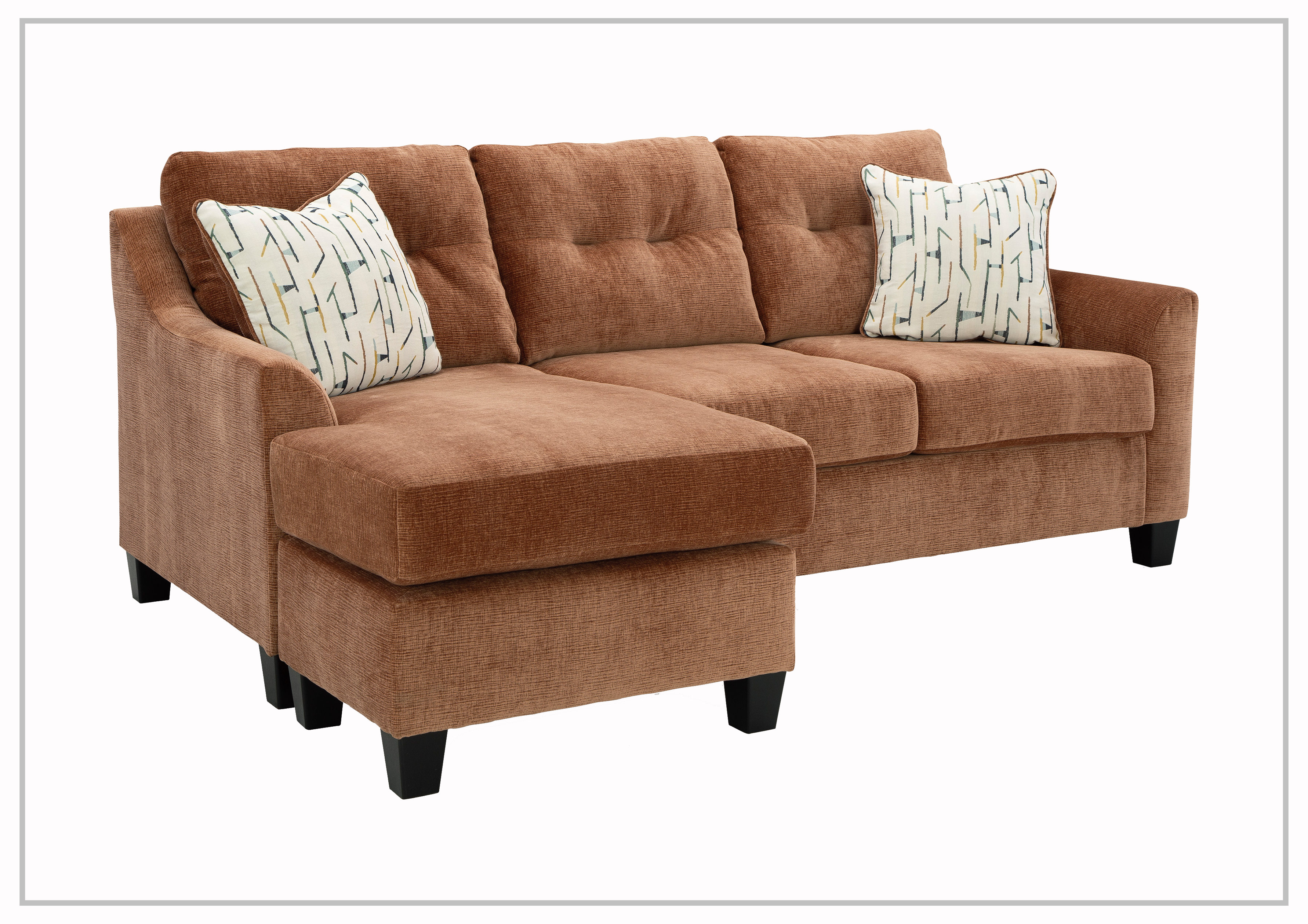 Gio Italia Ammonite Queen Sofa Sleeper with Chaise Lounge - Convertible Sectional Couch Bed for Small Spaces & Guest Rooms - Perfect for Apartments, Living Rooms and Overnight Guests