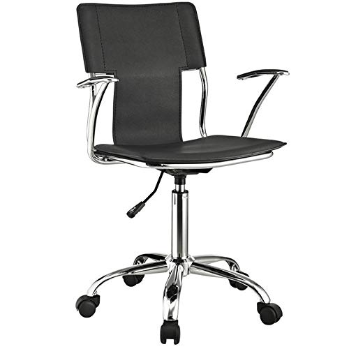 UrbanPro Modern Office Chair - Ergonomic Black Desk Chair with Adjustable Height & Lumbar Support - Perfect for Home Office, Gaming & Workspace