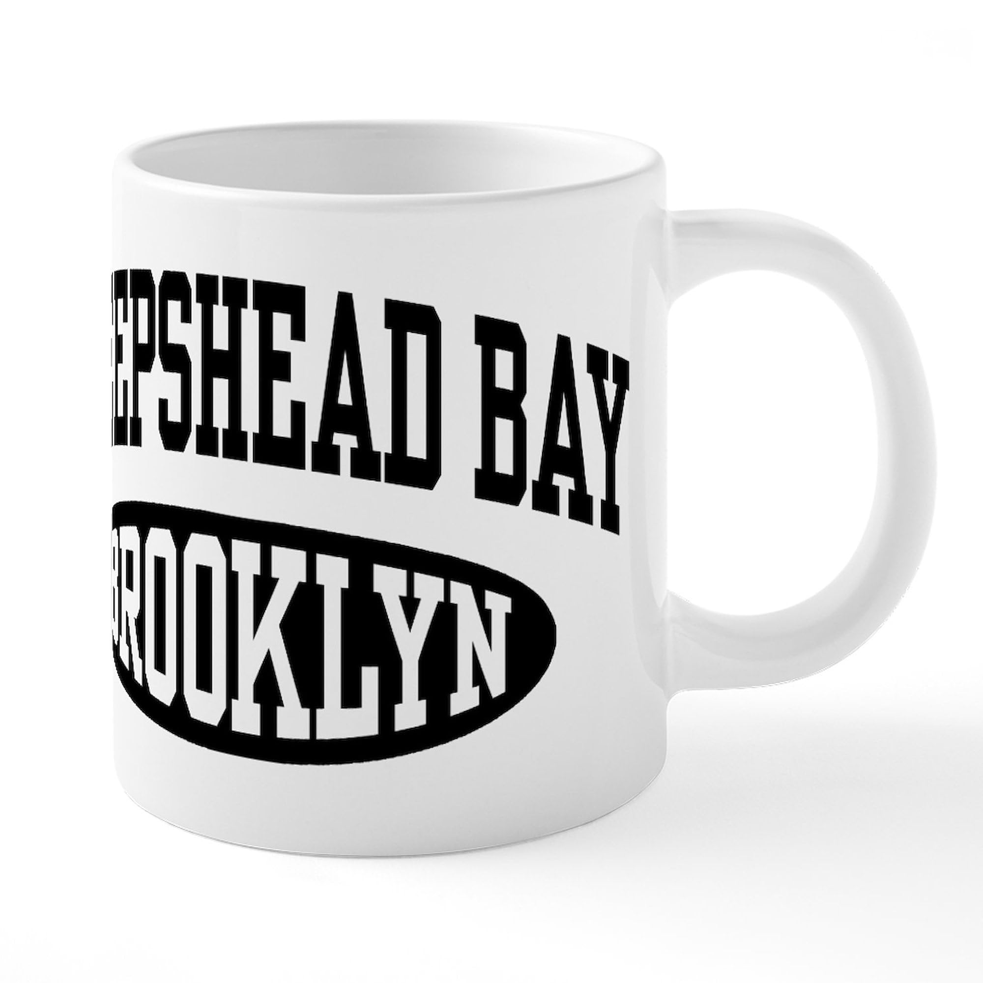 Sheepshead Bay Brooklyn 20 oz Ceramic Coffee Mug - Large Insulated Travel Cup for Hot & Cold Drinks - Perfect for Home, Office, or Commuting