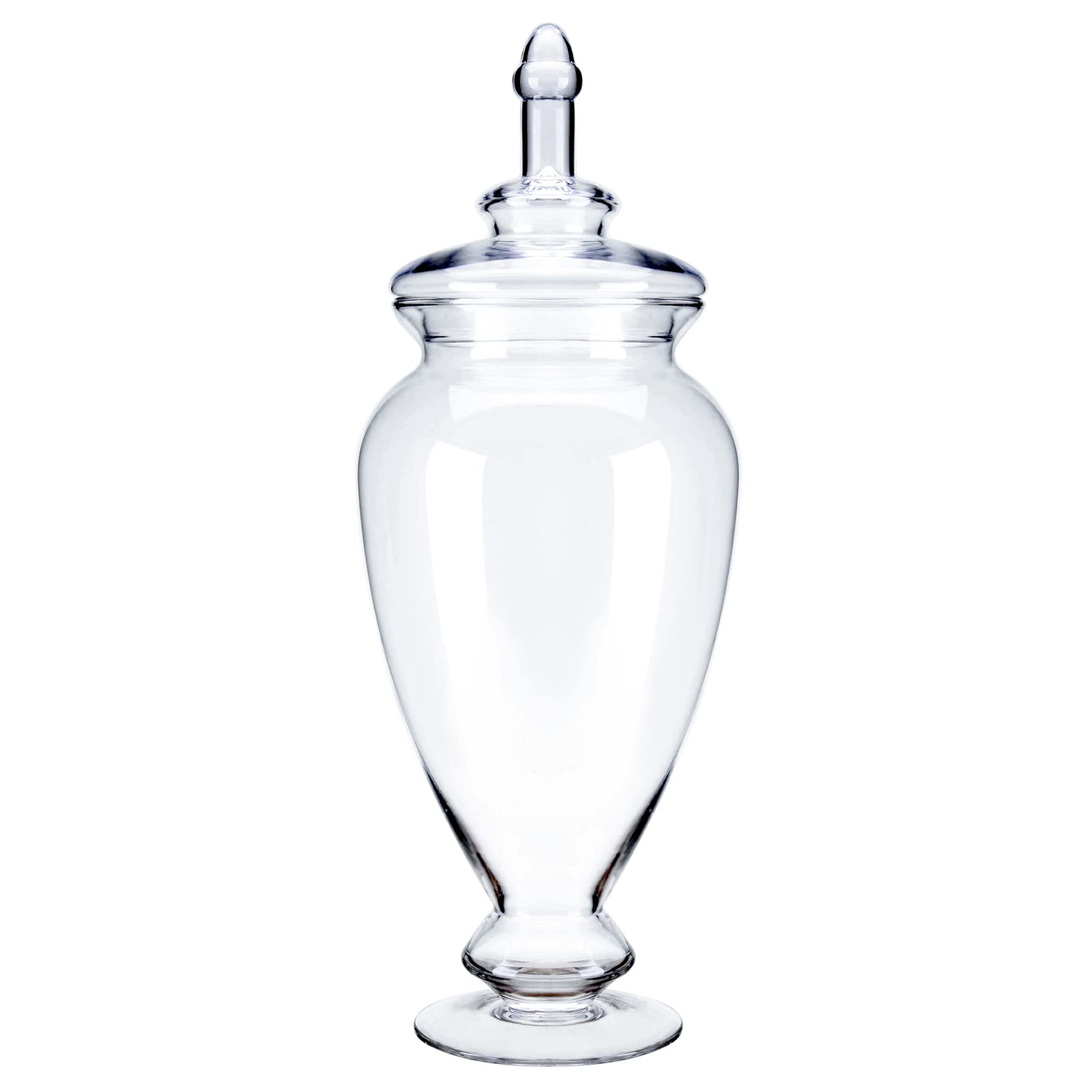 Large Clear Glass Apothecary Jars - 20