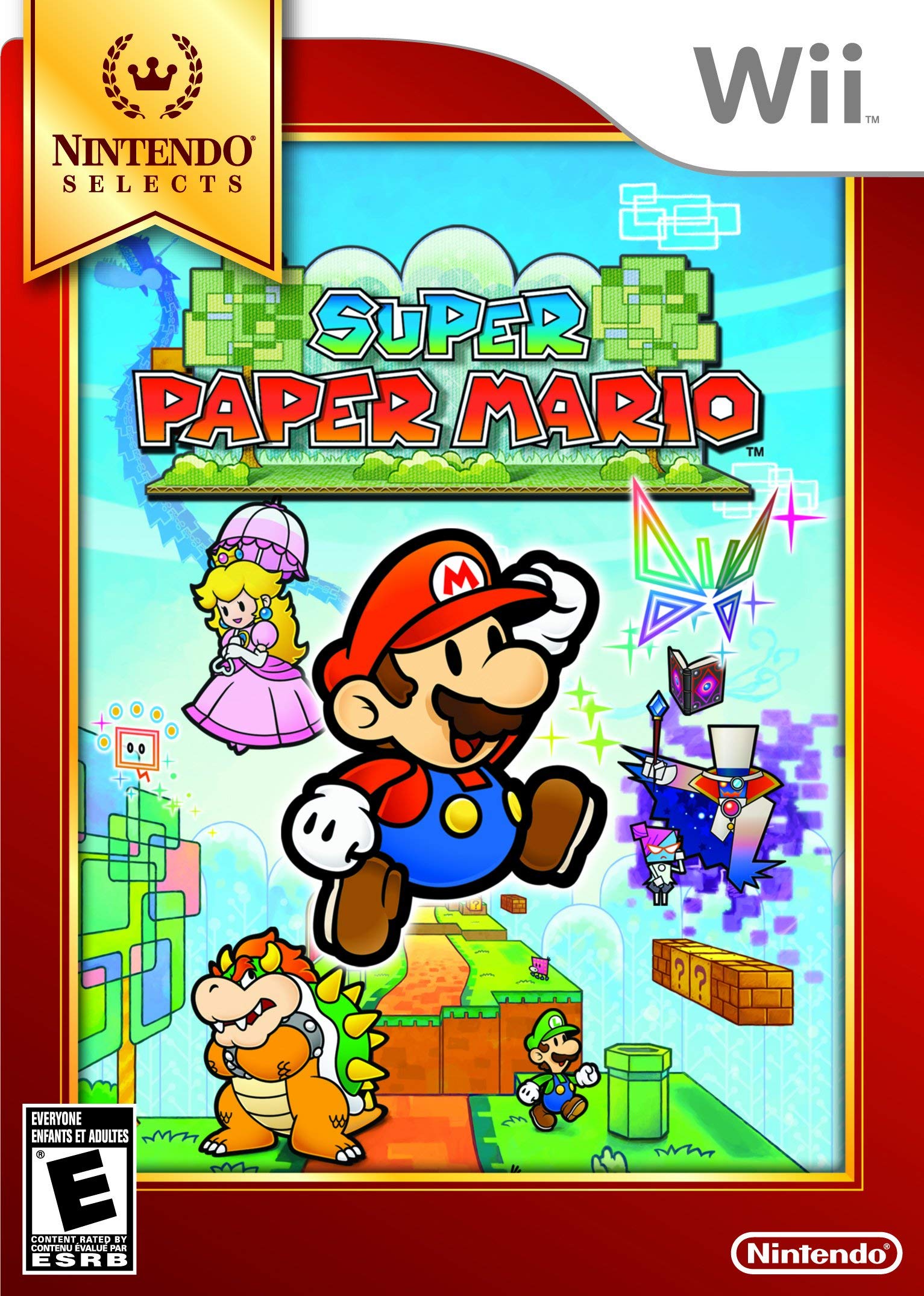 Super Paper Mario (Nintendo Selects) - Renewed Edition | Classic Adventure Game for Wii | Perfect for Family Game Nights & Mario Fans