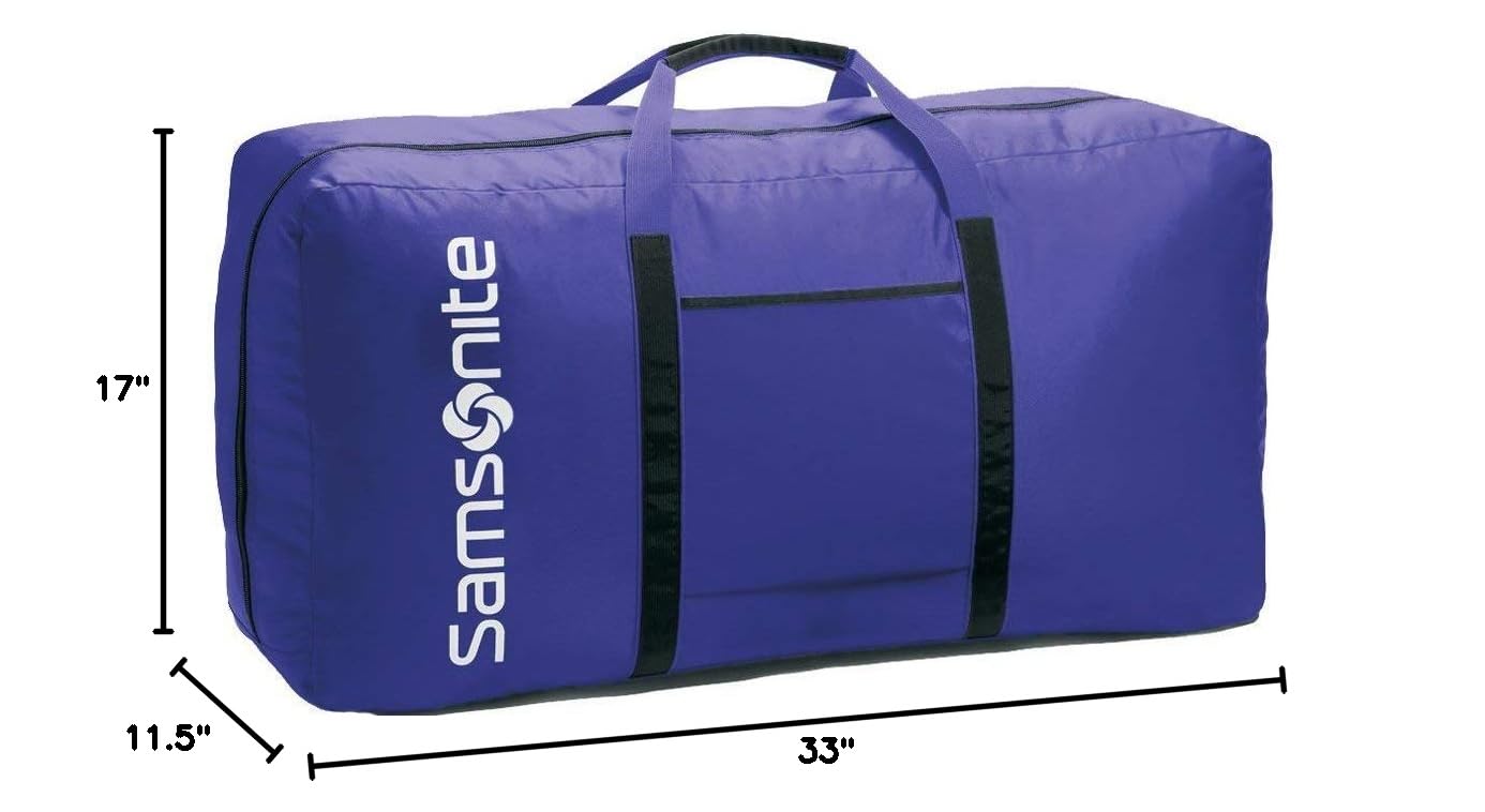 Samsonite Tote-a-ton 33 Inch Durable Duffle Luggage Set (3-Pack, Purple) - Perfect for Travel, Gym & Sports Gear Storage | Carry-On & Check-In Friendly