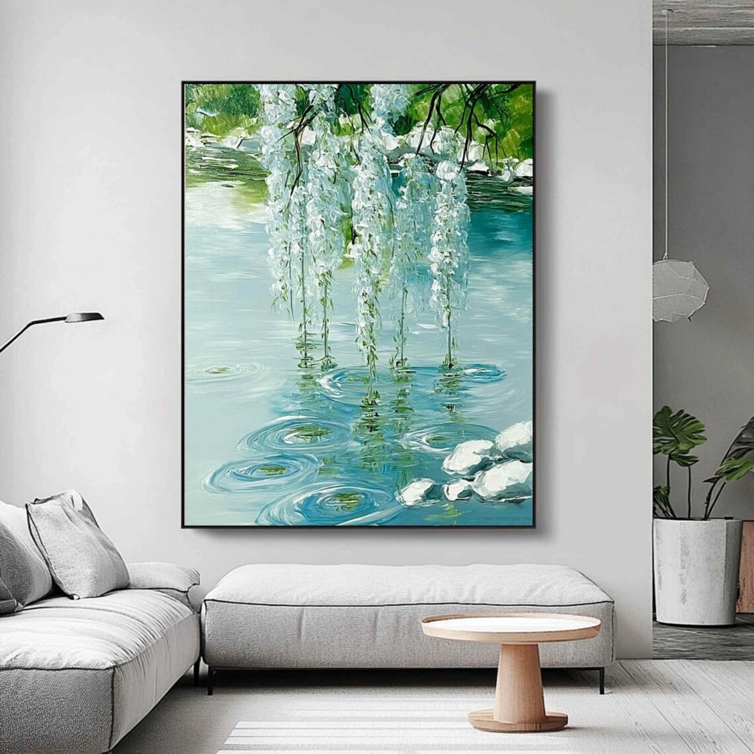 Abstract Canvas Art - Flower and Tree Design #FT216 - Perfect for Home Decor, Office & Living Room Wall Art