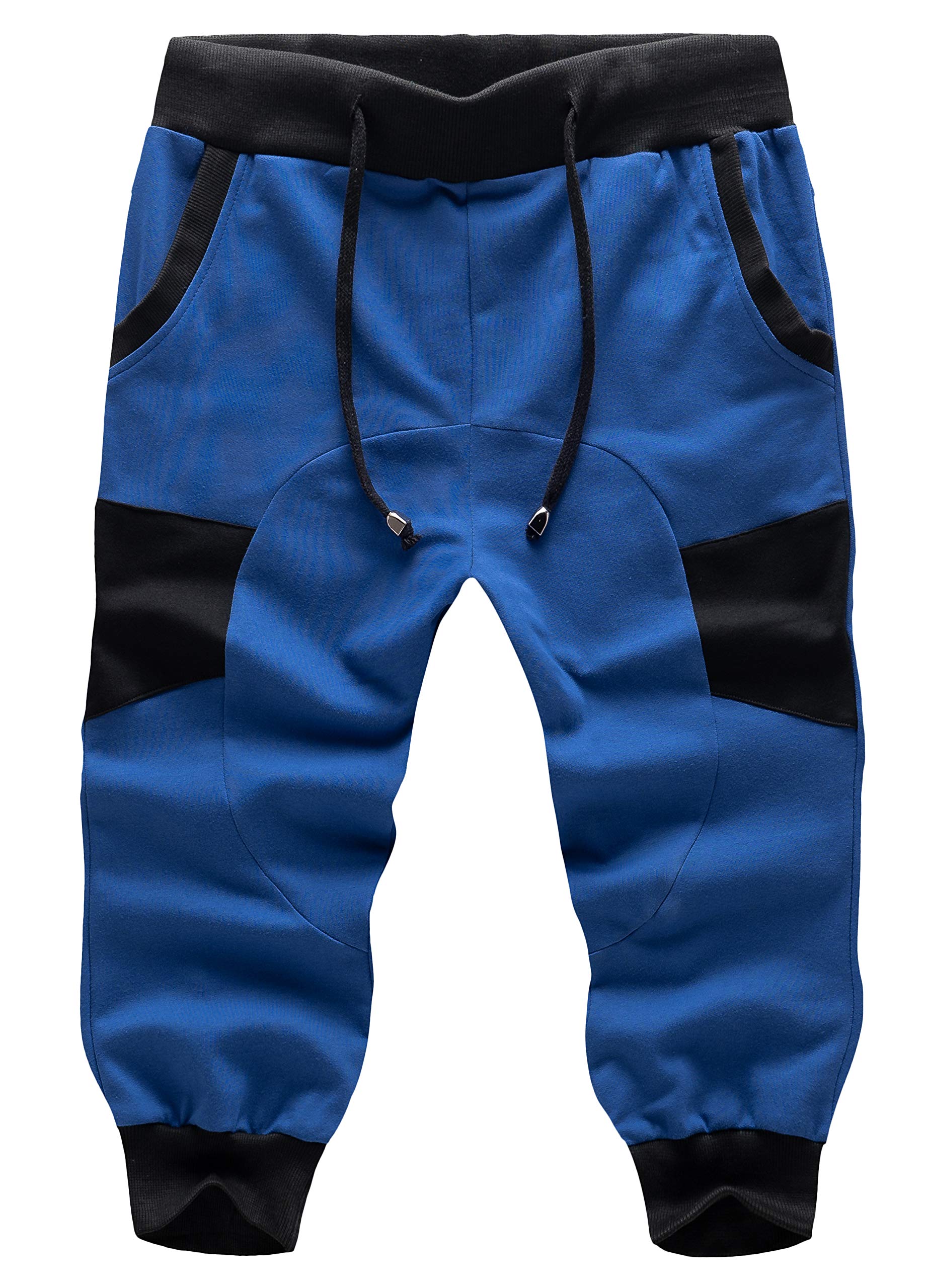 Men's Casual Harem Jogger Pants - Loose Fit Workout Shorts for Gym, Running & Lounge Wear - Comfortable Athletic Training Sweatpants for Men
