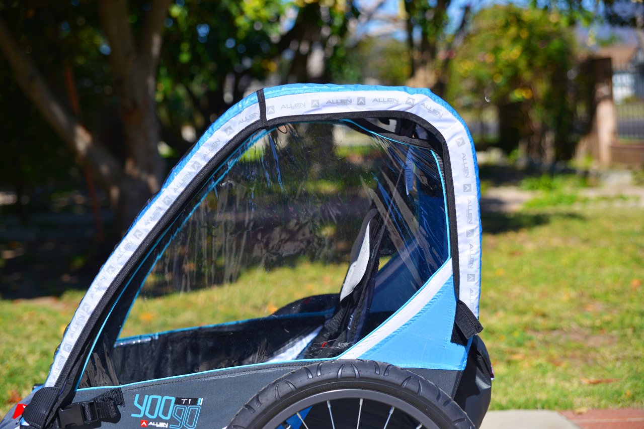 Allen Sports Deluxe Steel Child Bike Trailer - Lightweight & Durable for Toddlers - Perfect for Family Biking, Jogging, and Outdoor Adventures