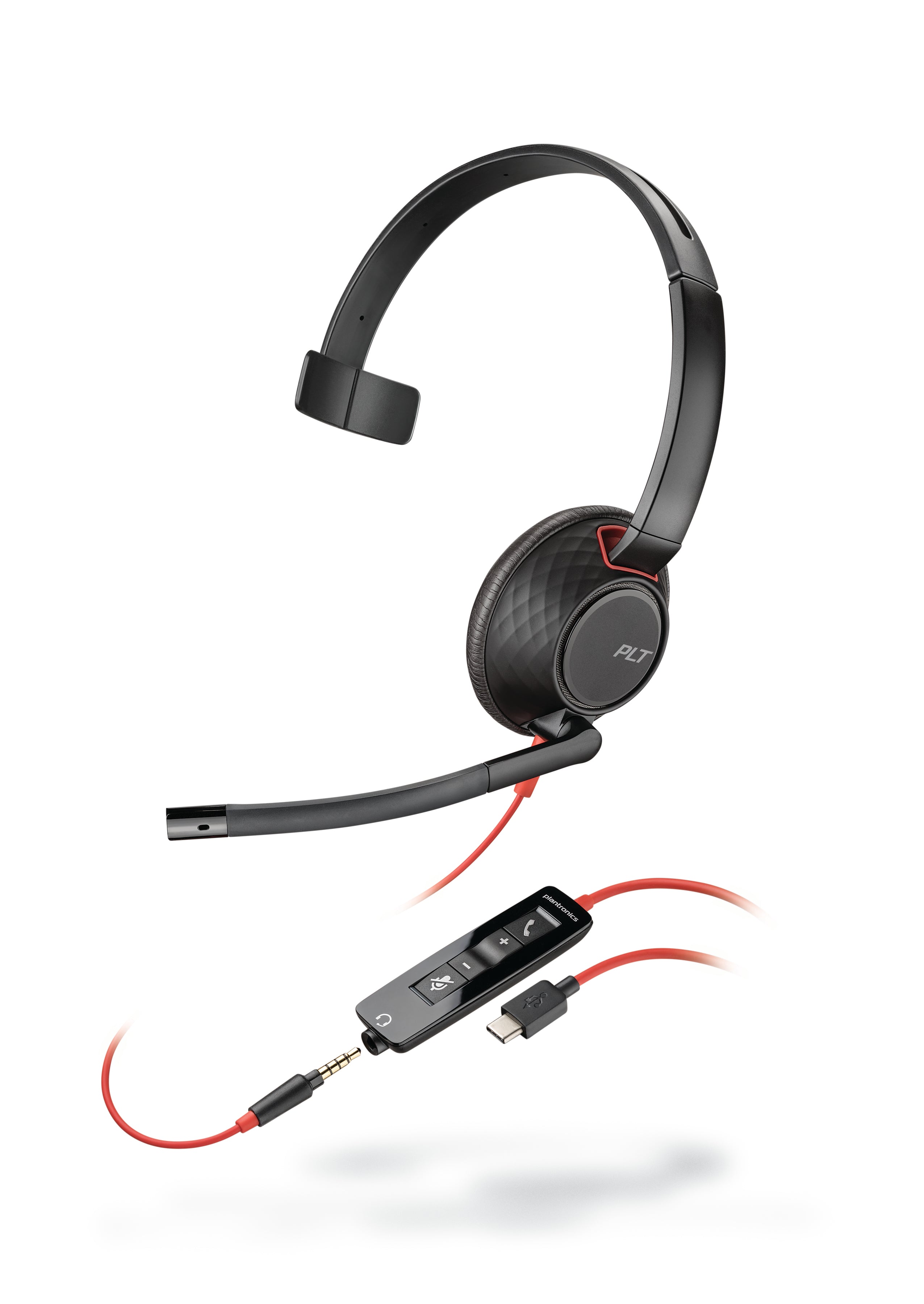 Poly Plantronics Blackwire C5210 USB-C Wired Mono Headset for PC & Mac - Perfect for Office, Call Centers & Remote Work