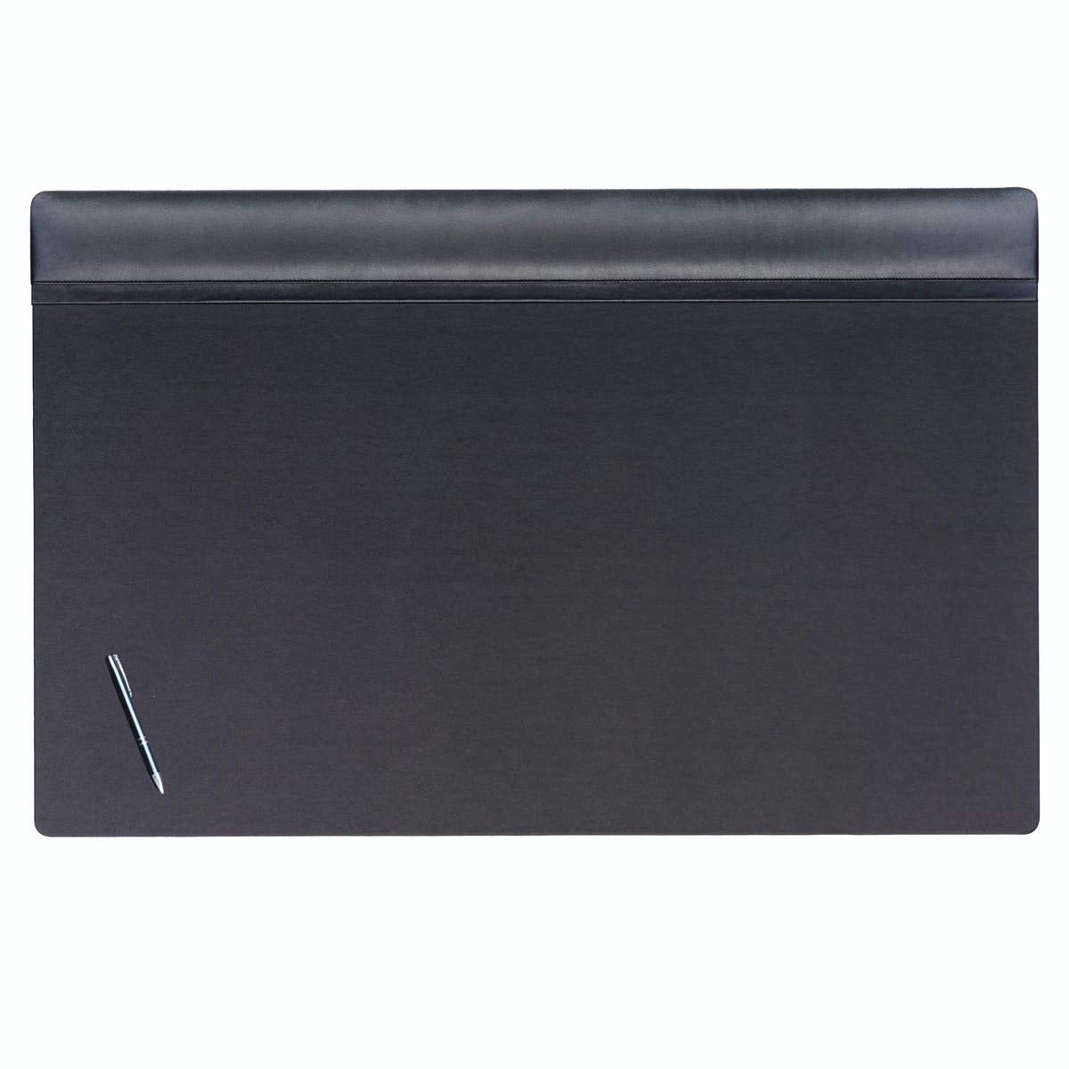 Premium DACASSO Leather Desk Blotter with Top Rail - 38