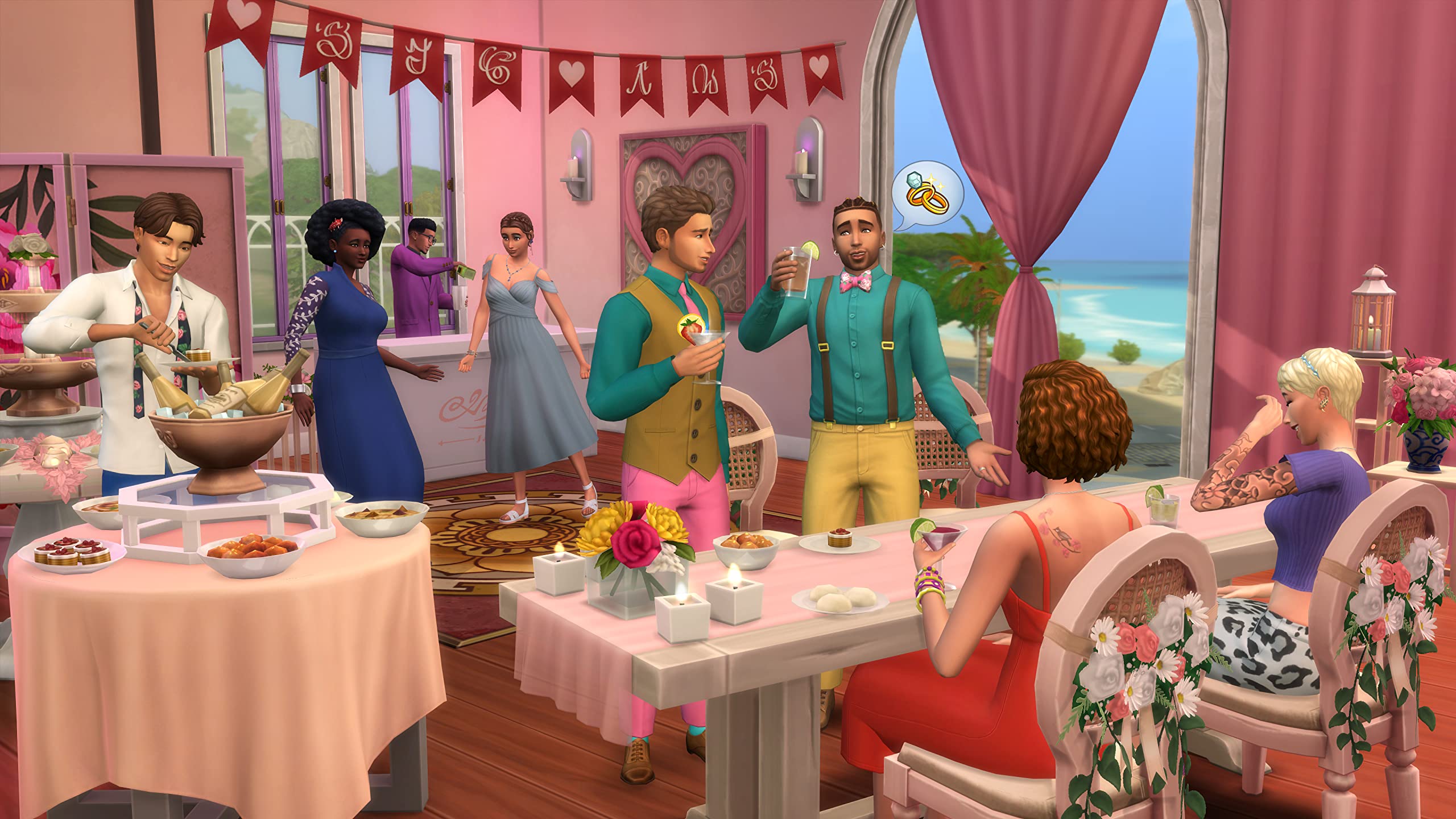 The Sims 4 My Wedding Stories Game Pack - PC/Mac Digital Download Code (Origin) | English Version | Perfect for Virtual Weddings & Romantic Storytelling