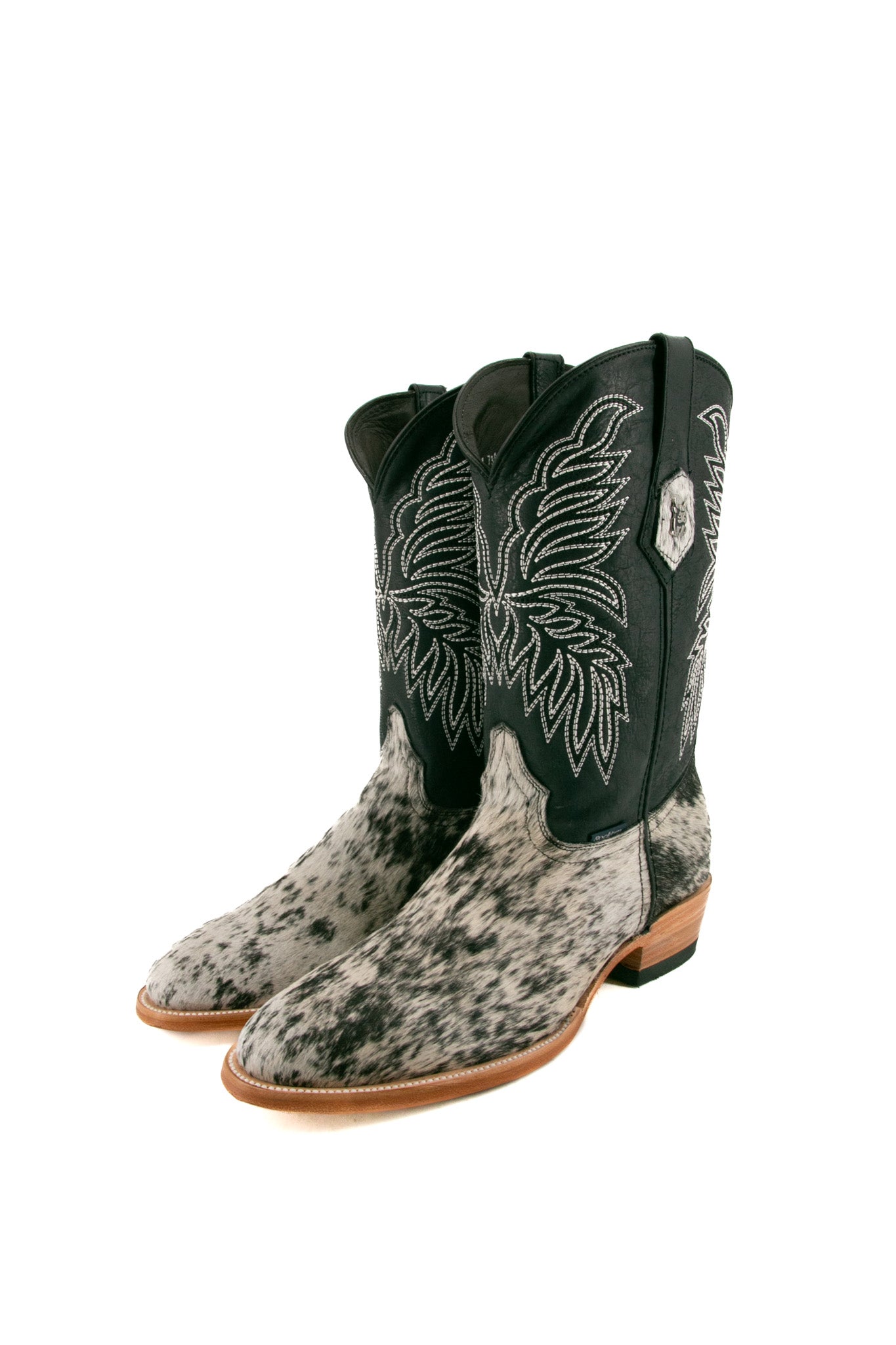 Men's Genuine Cowhide Cowboy Boots - Round Toe, Size 9, Western Style (BM11) - Perfect for Rodeos, Country Dancing & Outdoor Adventures